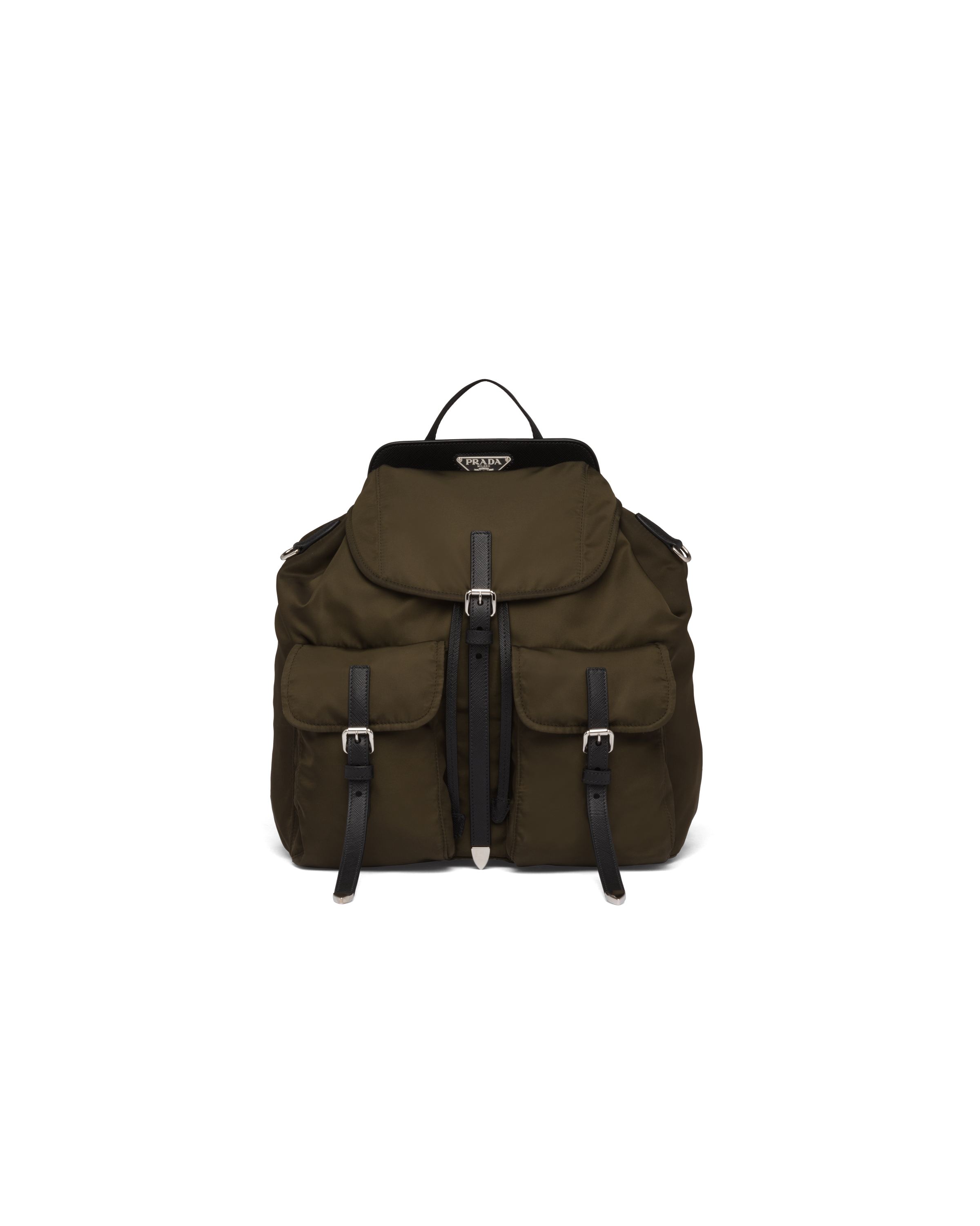 prada chain backpack