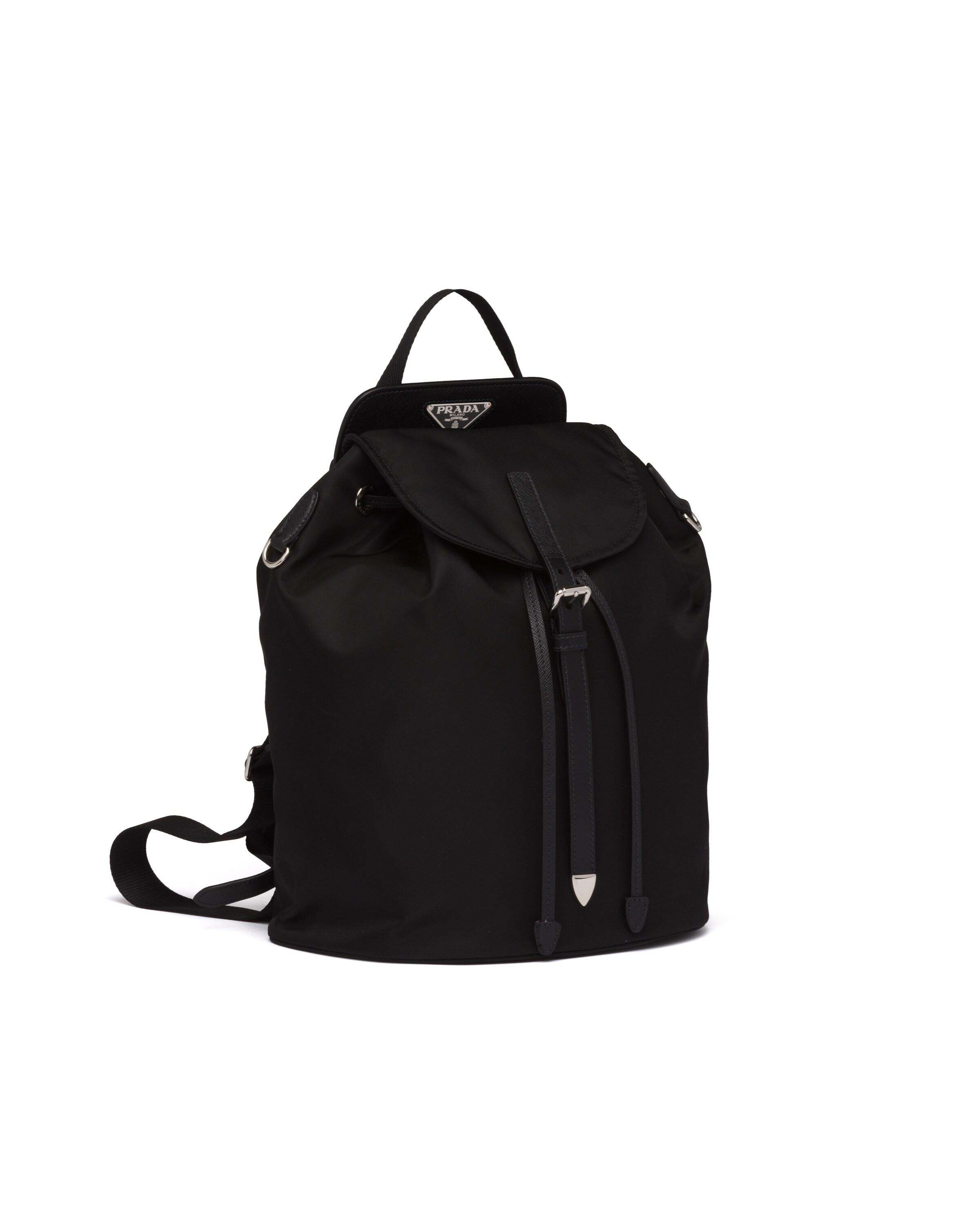 Nylon and Saffiano leather backpack Prada
