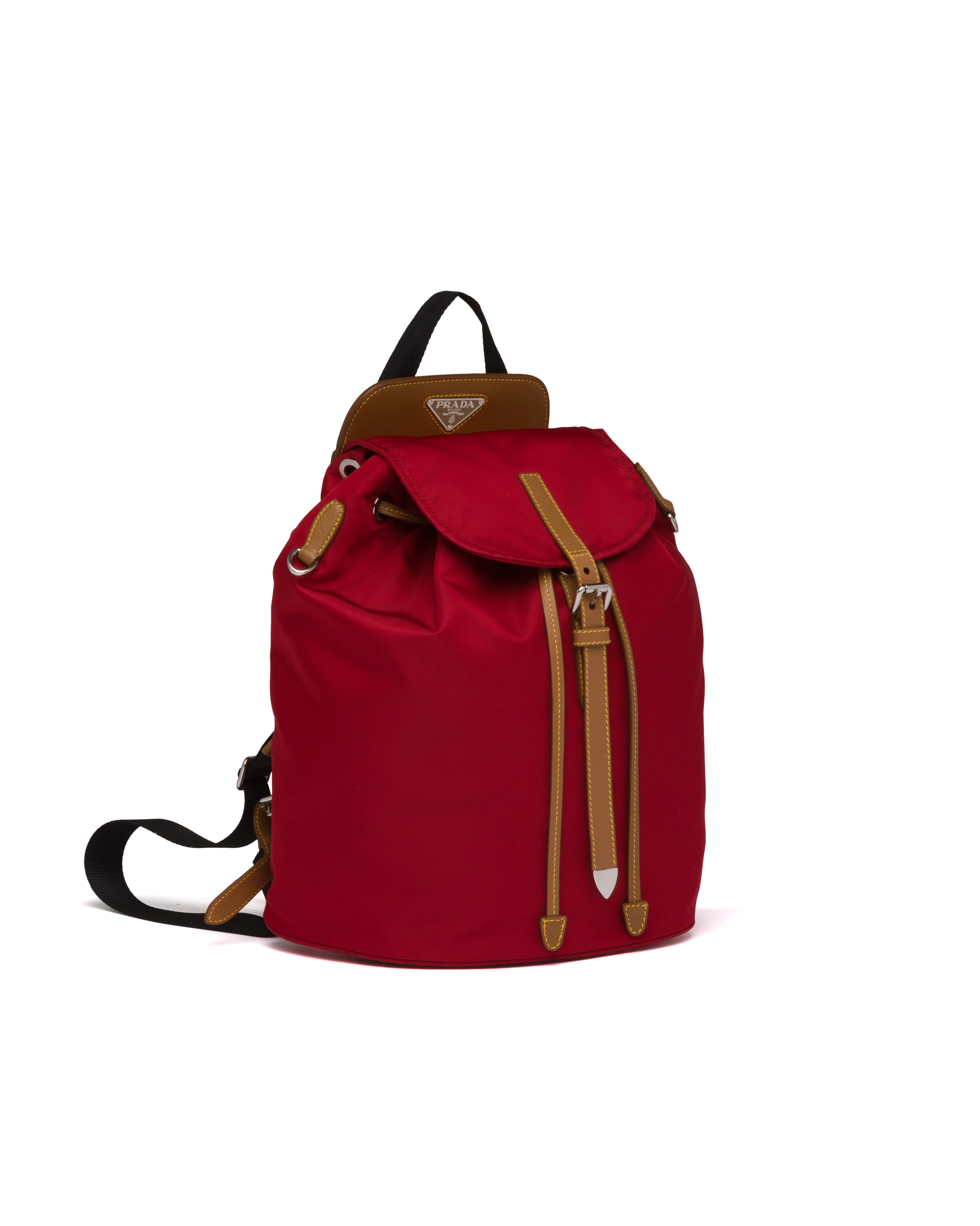 Nylon and Saffiano leather backpack | Prada