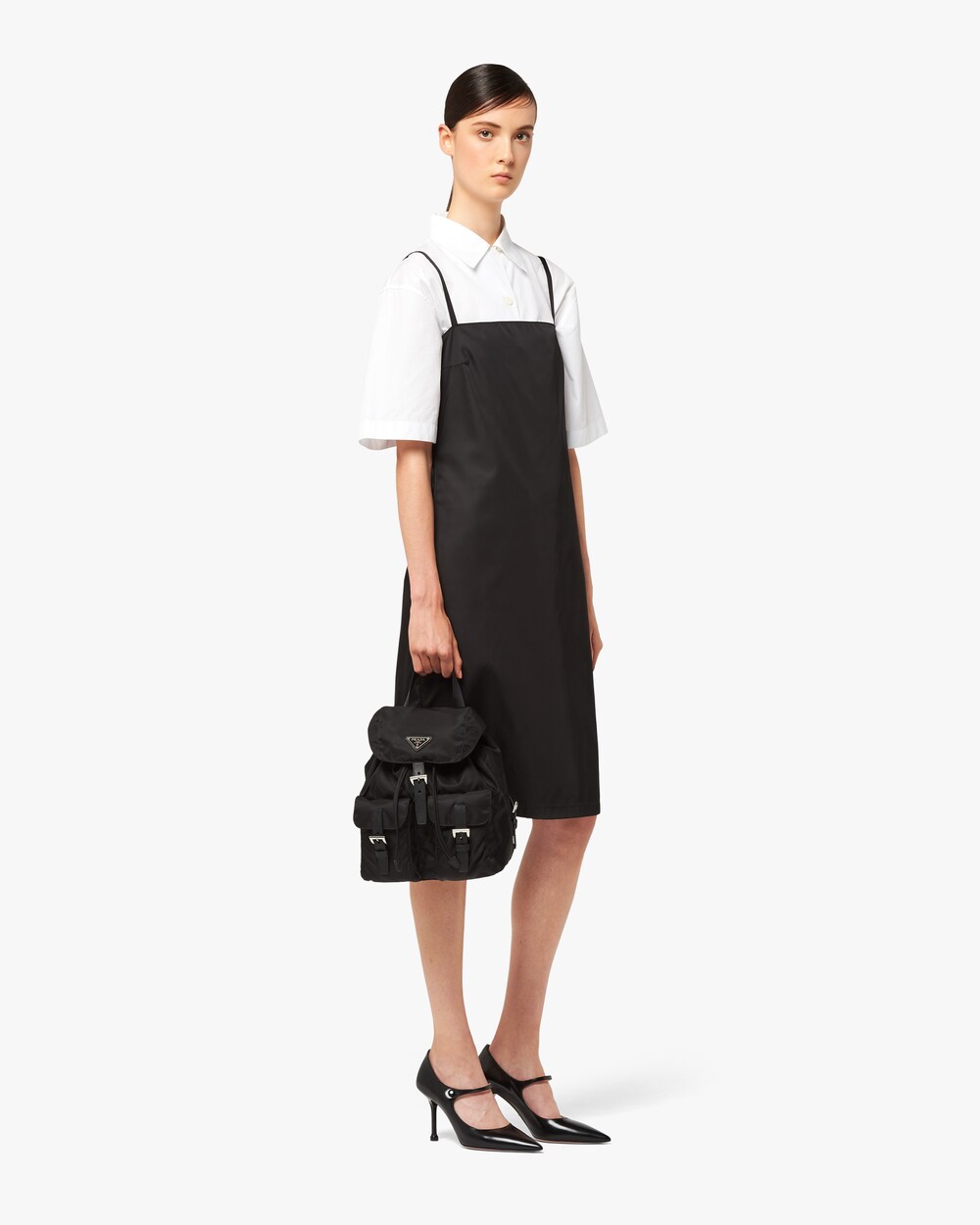 prada small nylon backpack