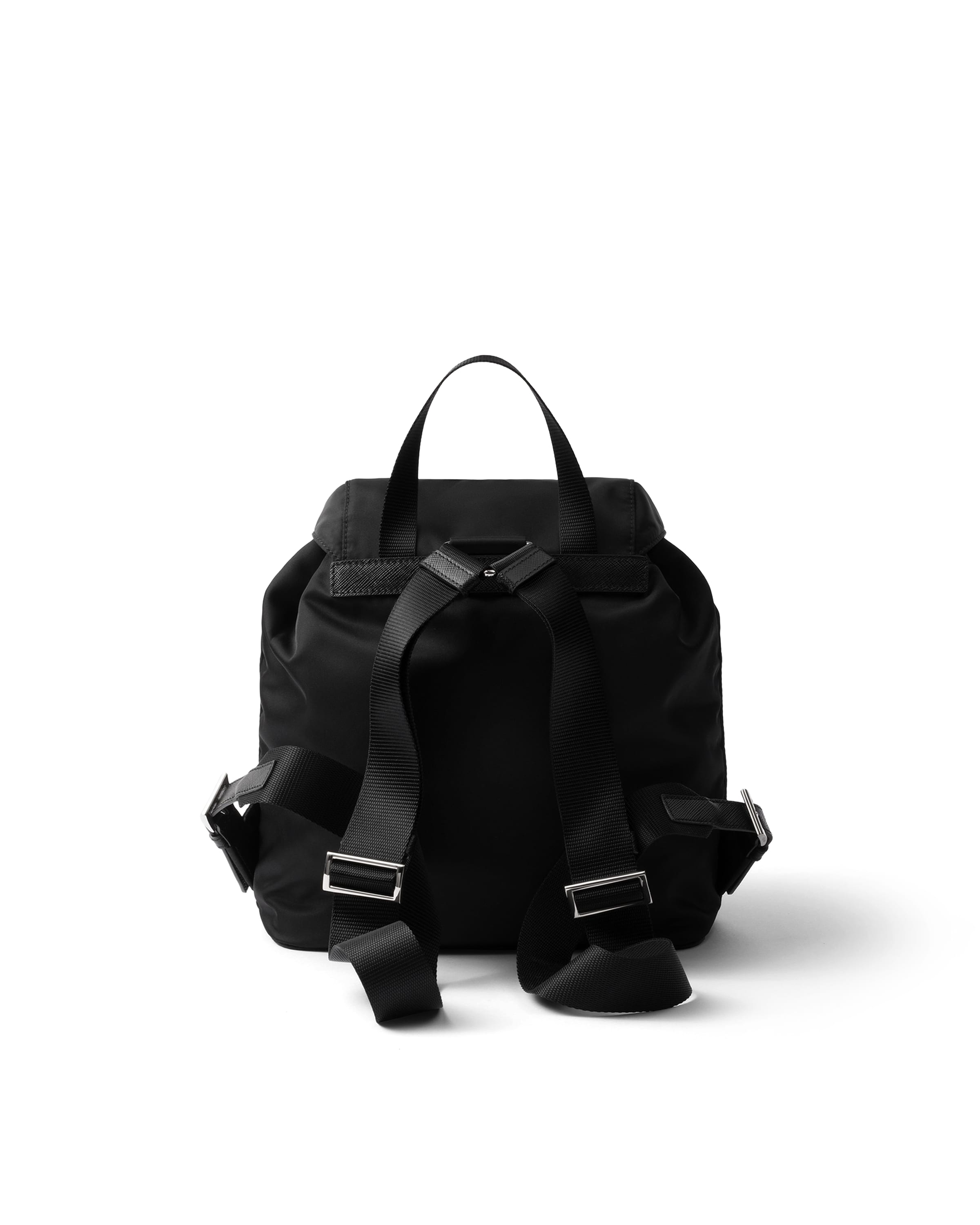 Prada Small Backpack With Adjustable Shoulder Straps In Black