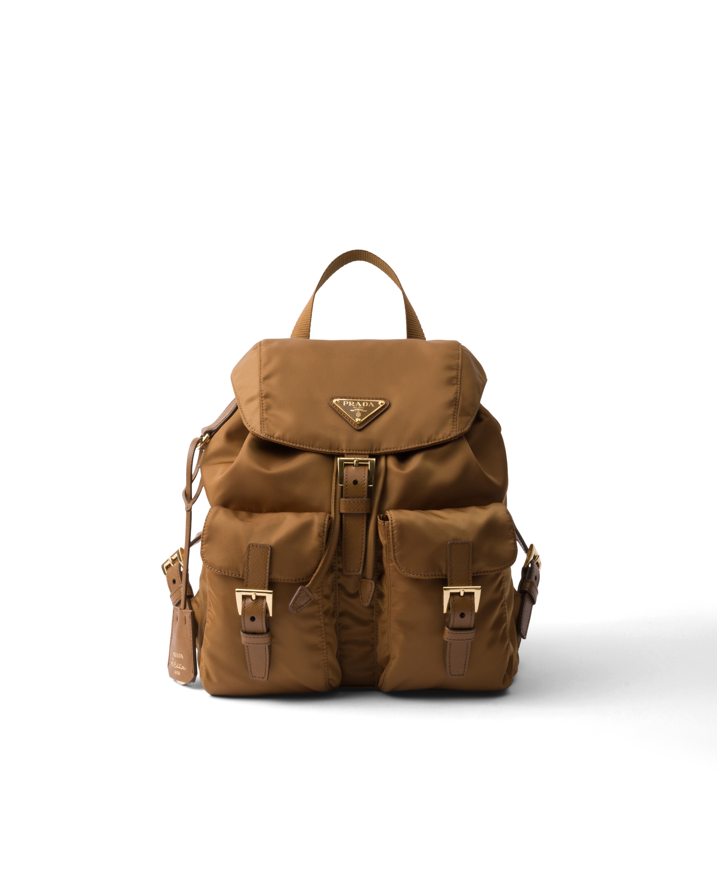 Prada Re-edition 1978 Small Re-nylon Backpack, Woman, Brandy