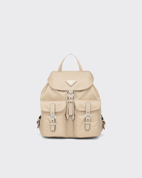 サンドベージュ スモール Re-Nylon バックパック | Prada