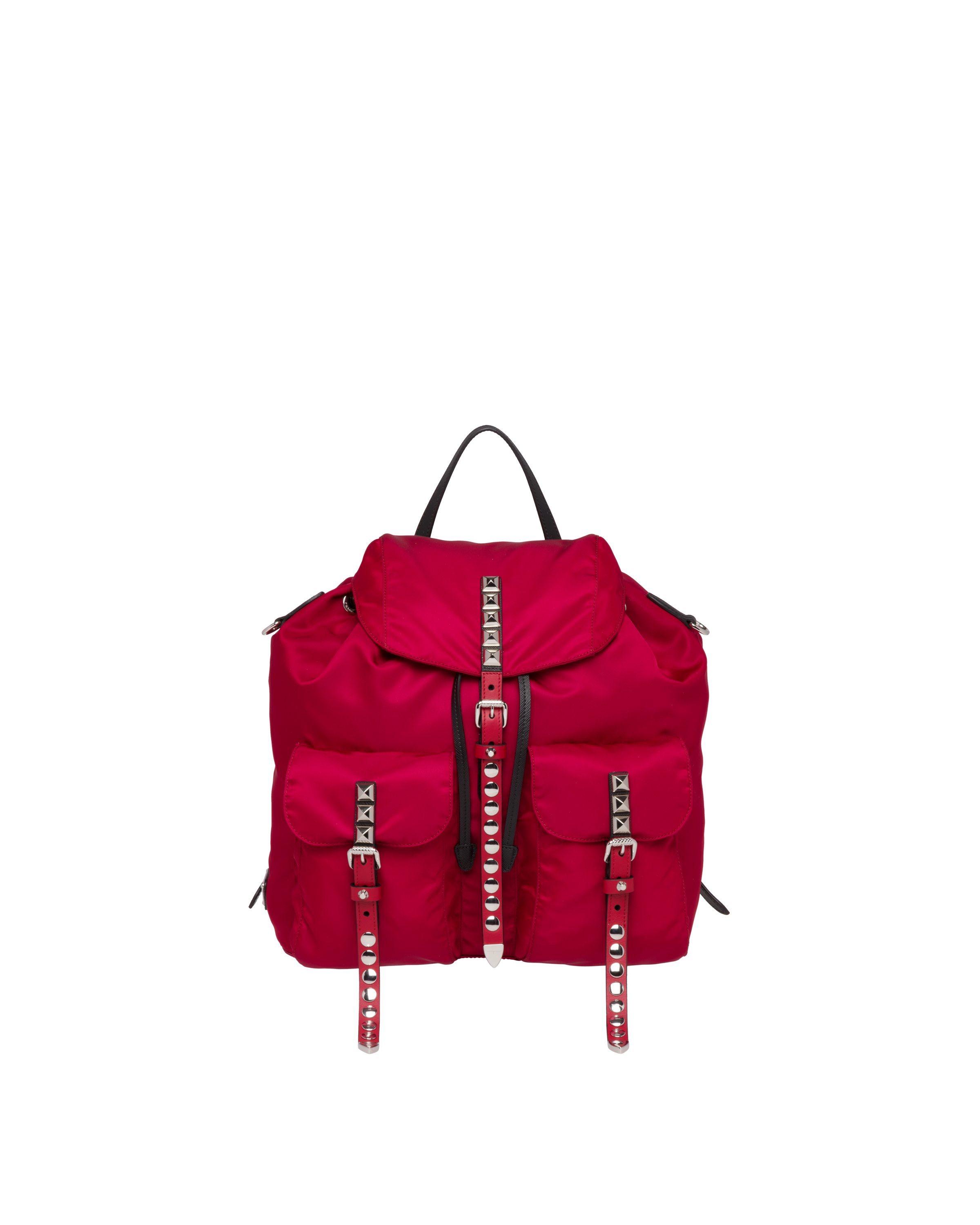 prada black red bag