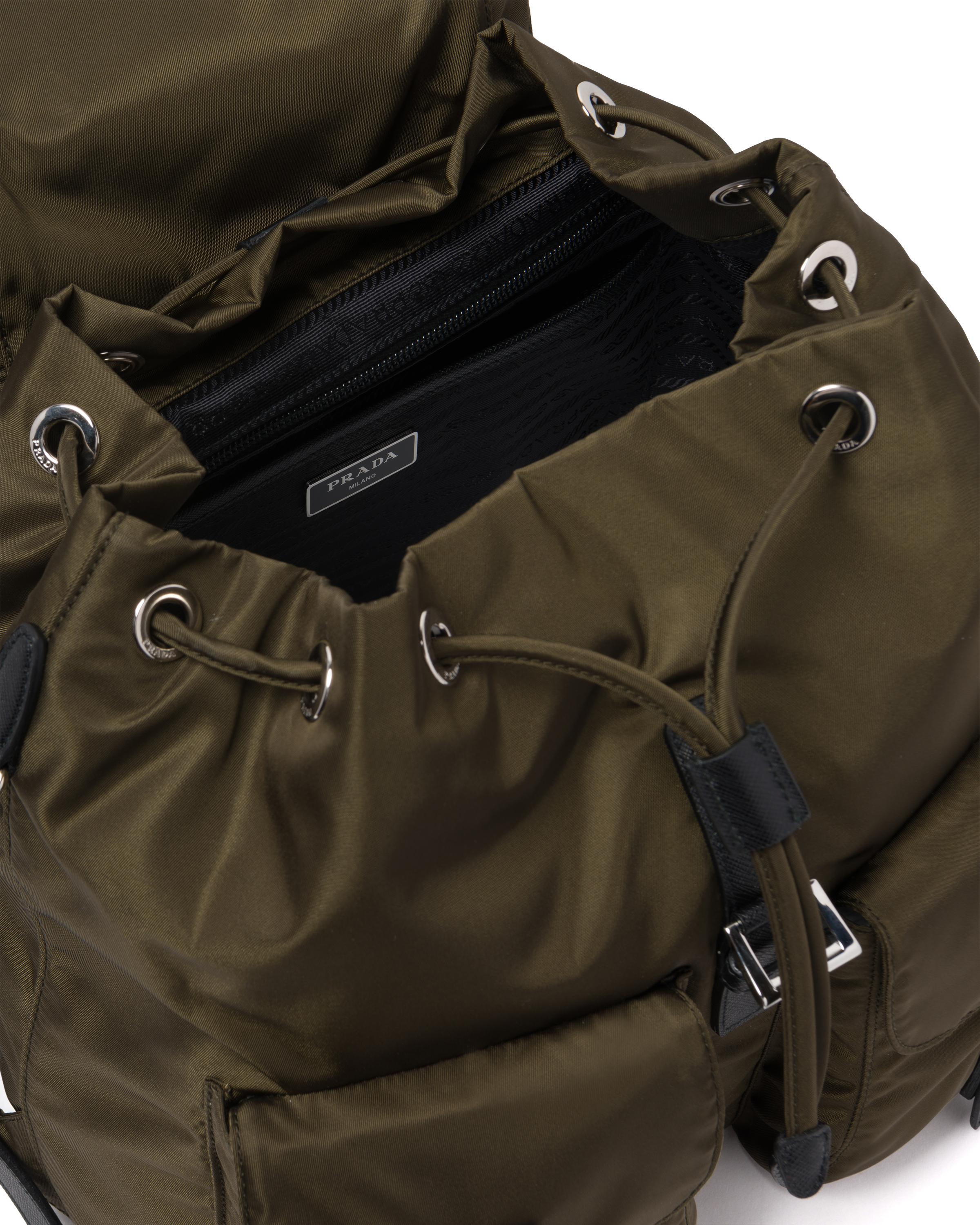 prada medium nylon backpack