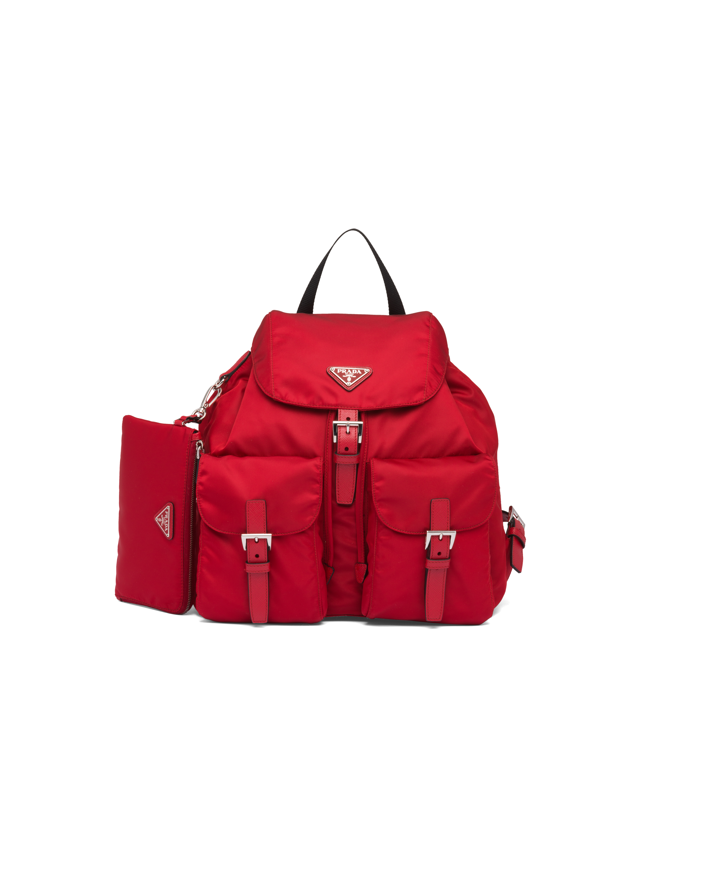 Prada zip backpack