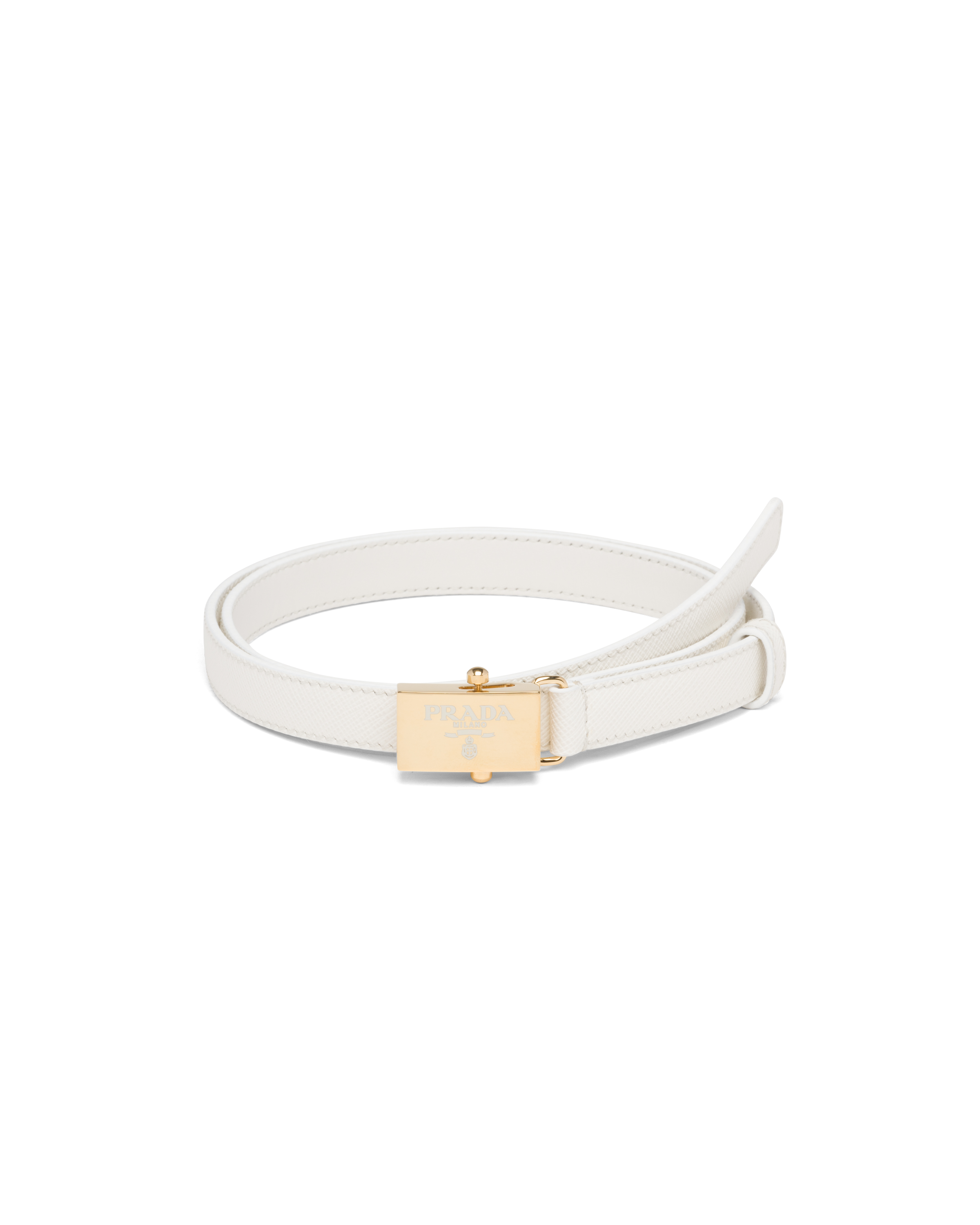 prada saffiano leather belt