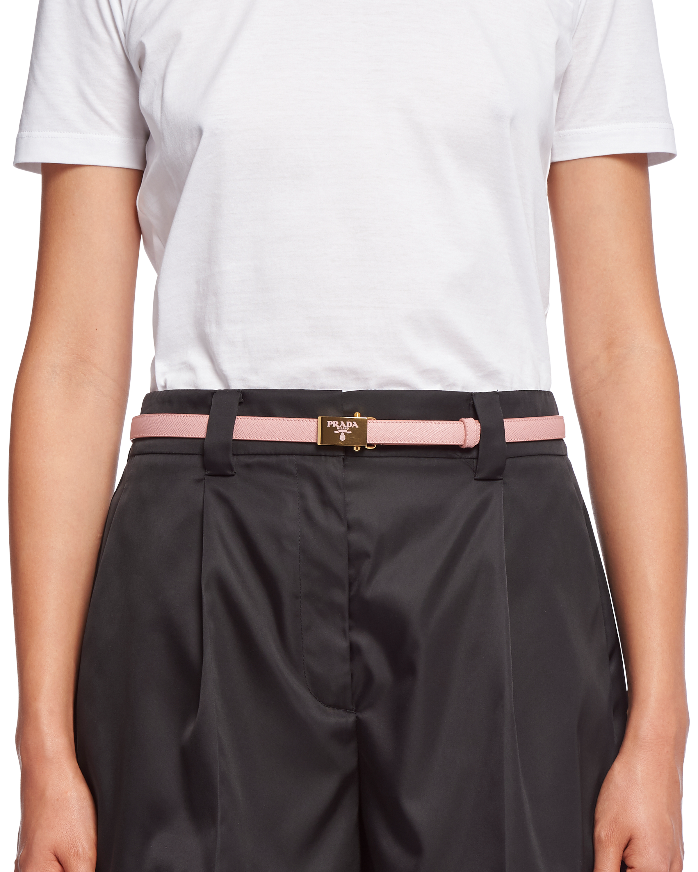 prada saffiano leather belt