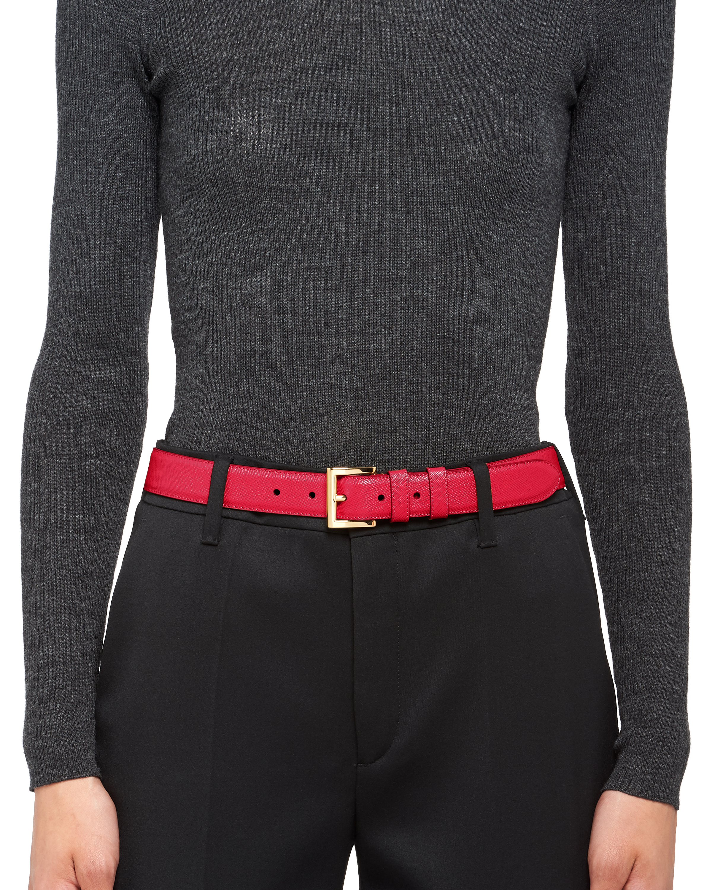 Prada best sale red belt