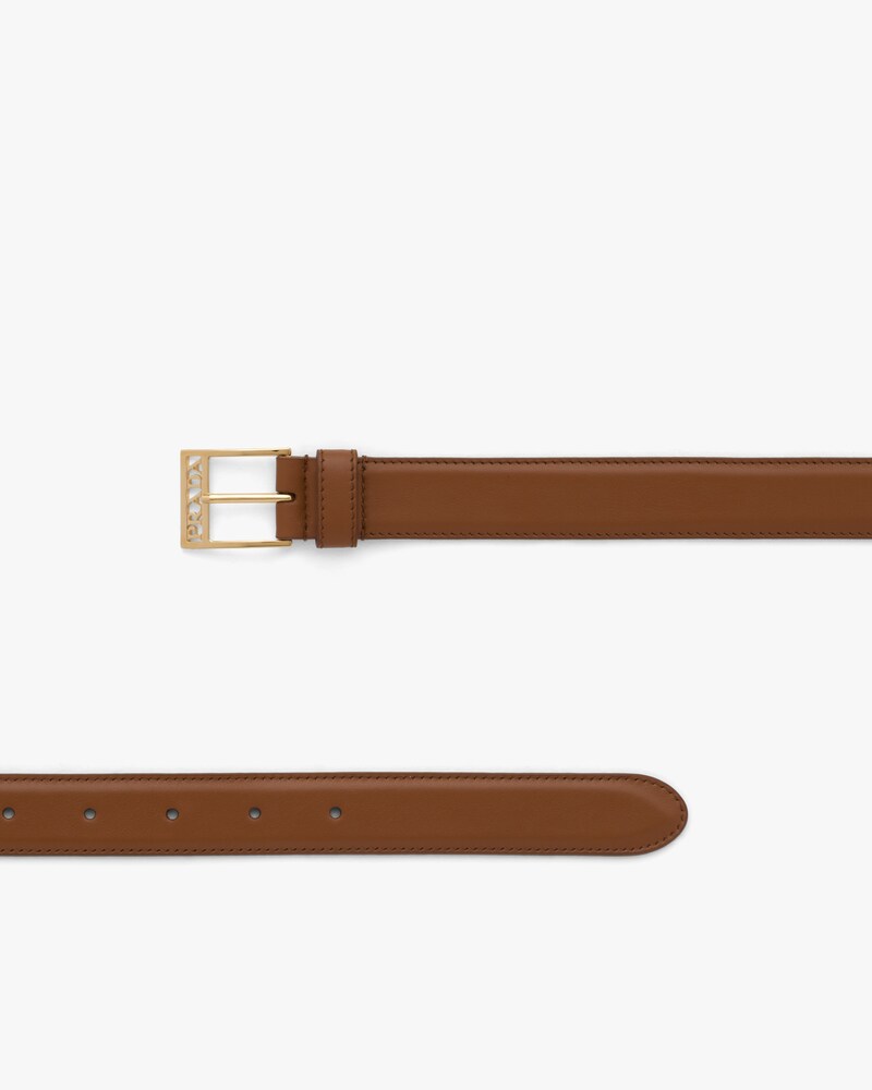 prada brown belt