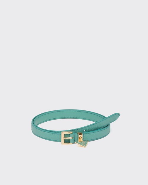 Prada Saffiano皮革腰帶 1