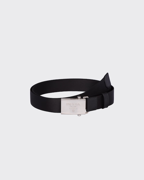 Black Nylon belt | Prada