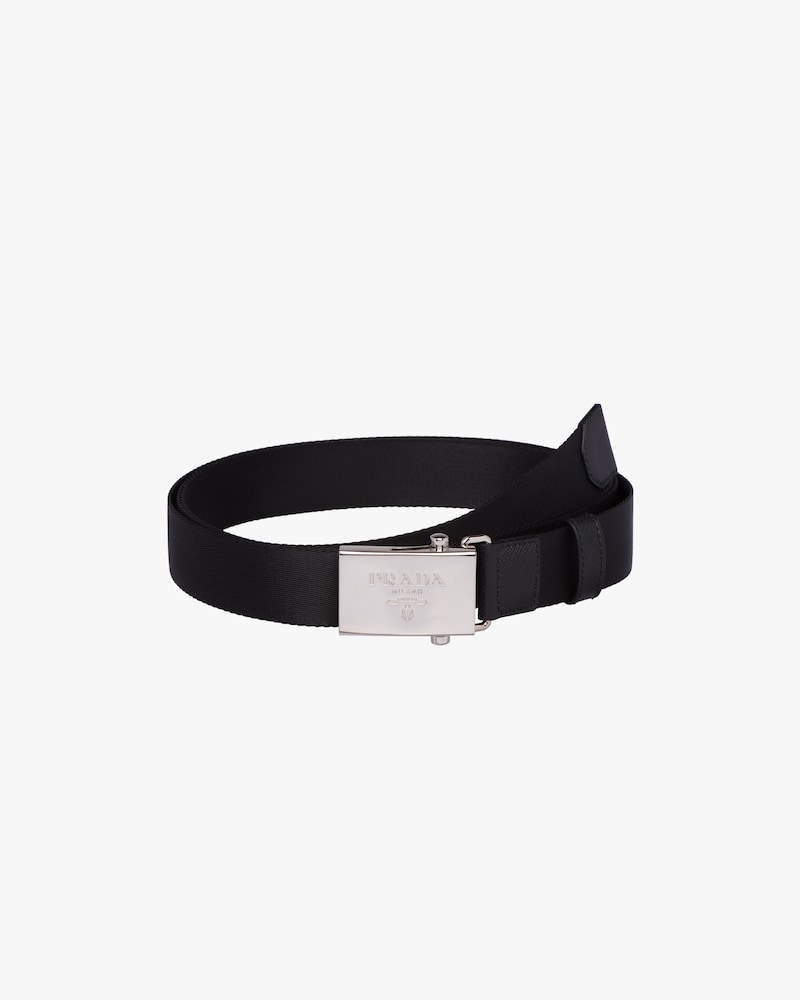 prada white belt
