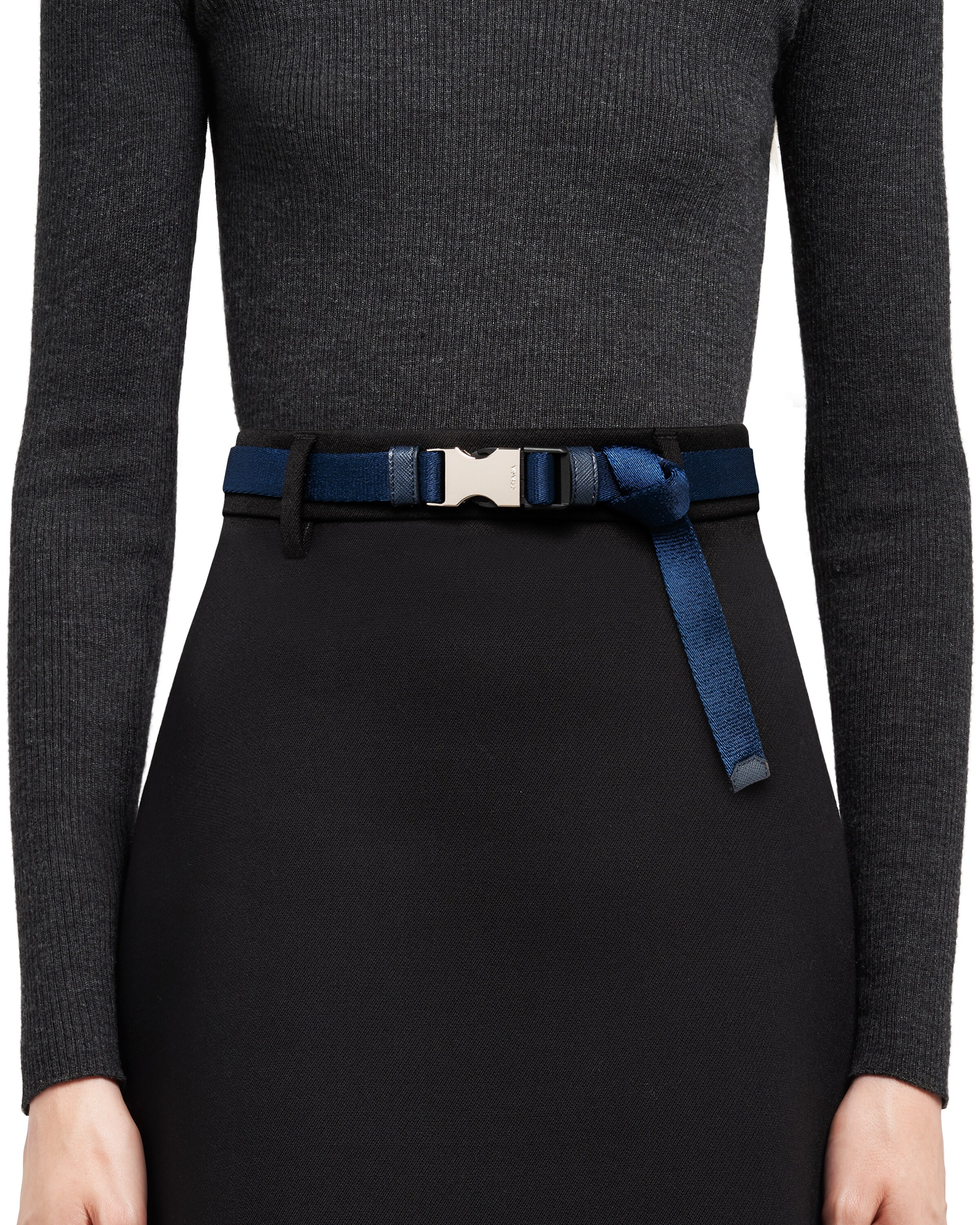 Woven Nylon Belt Prada