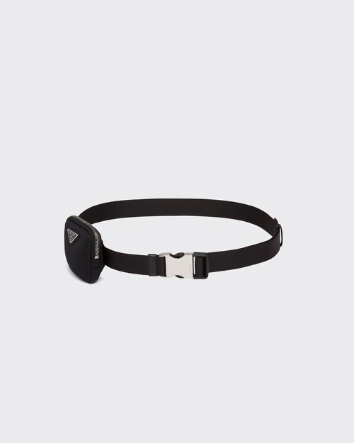 Black Woven nylon belt | Prada Black Woven nylon belt | Prada