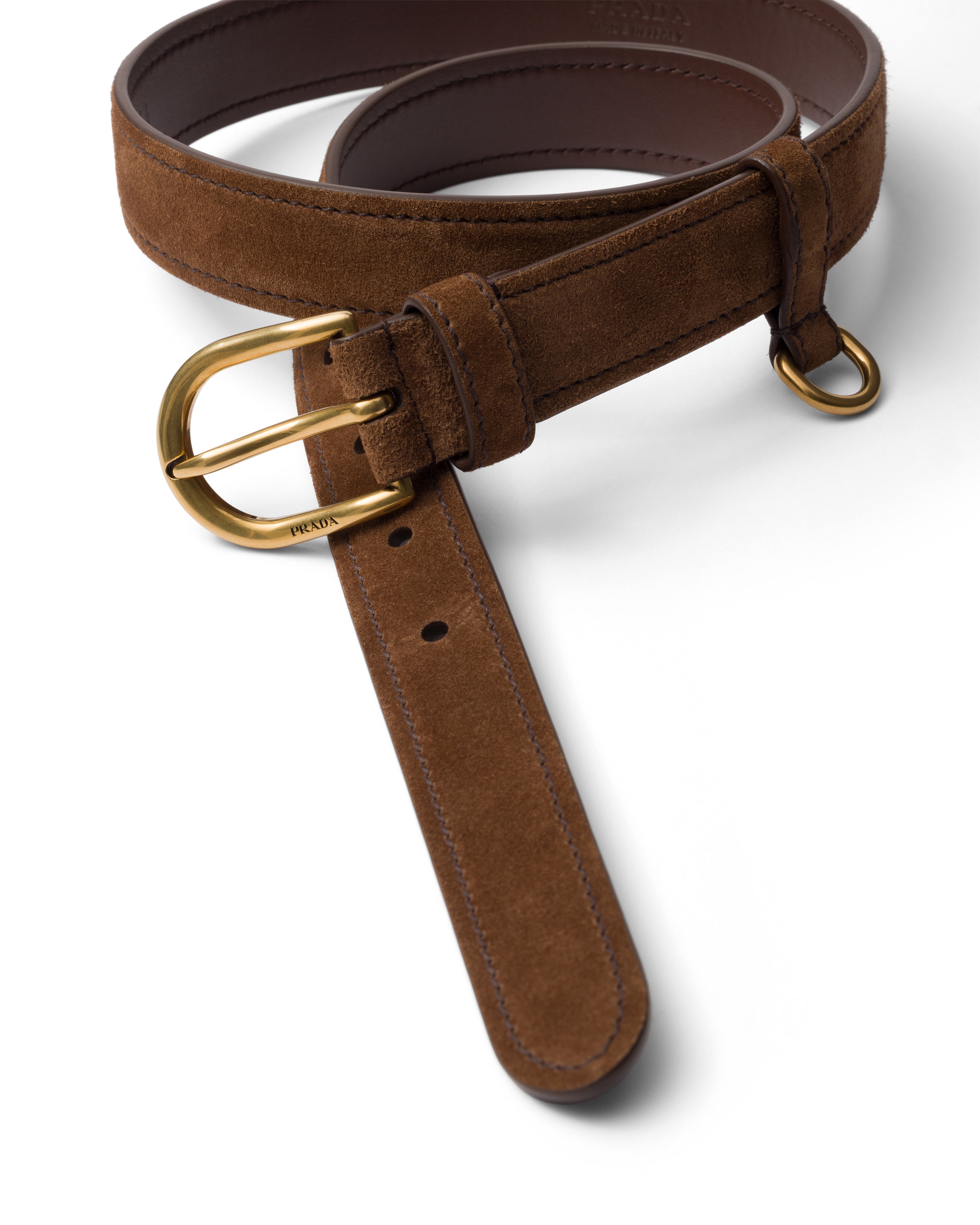Prada Logo-engraved Buckle Belt