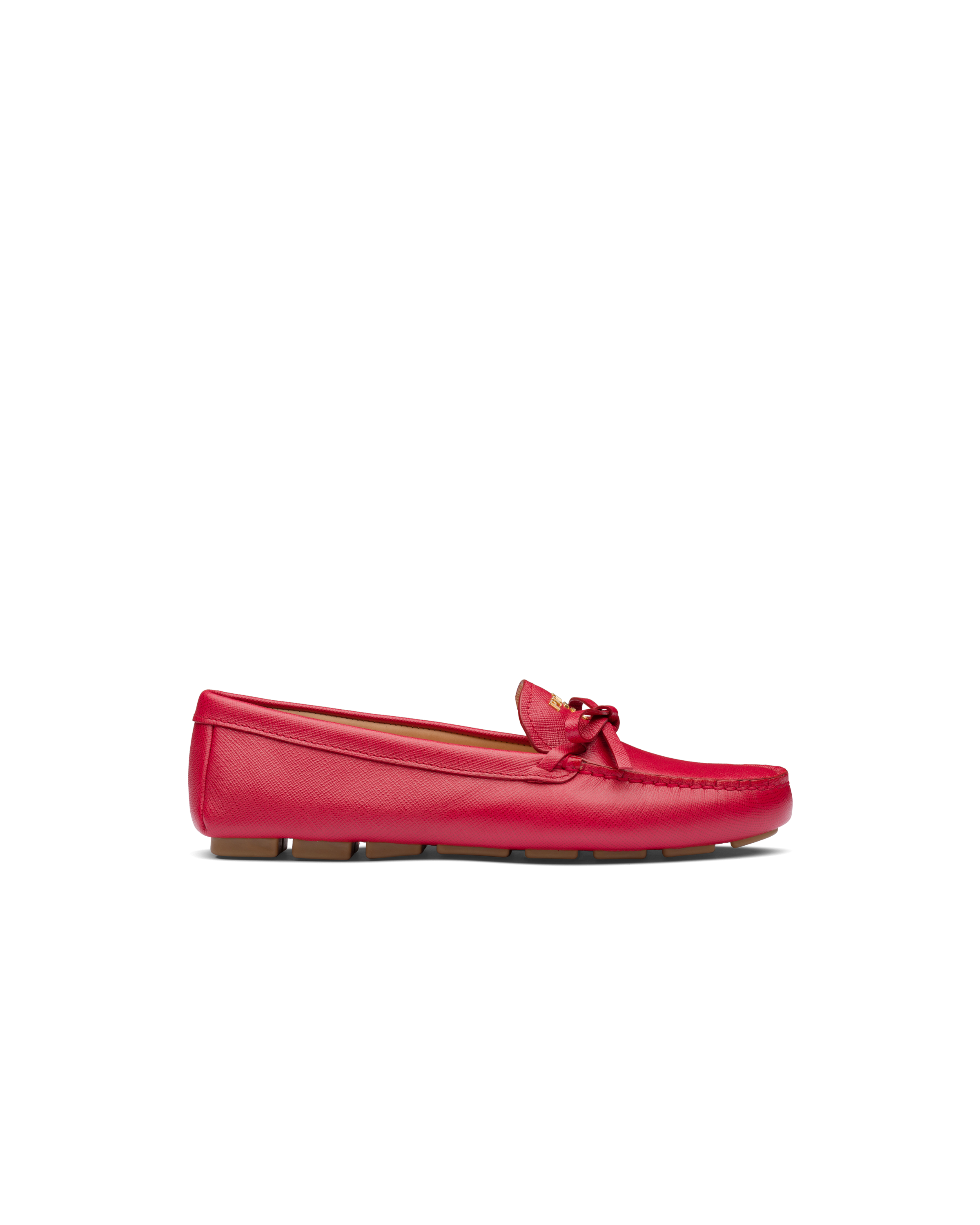 Pink prada loafers clearance