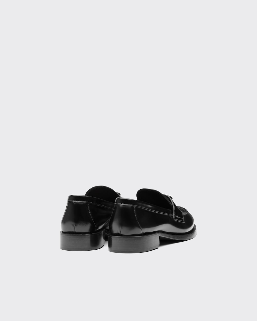 Unlined brushed leather loafers | Prada