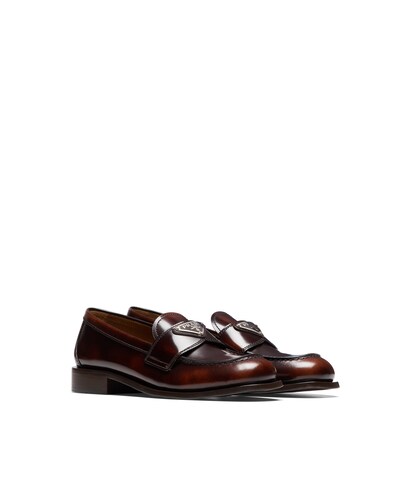 prada white loafers women