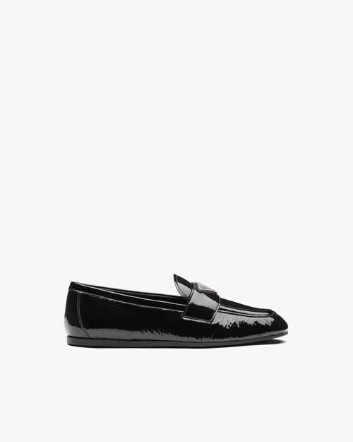 prada patent leather loafers