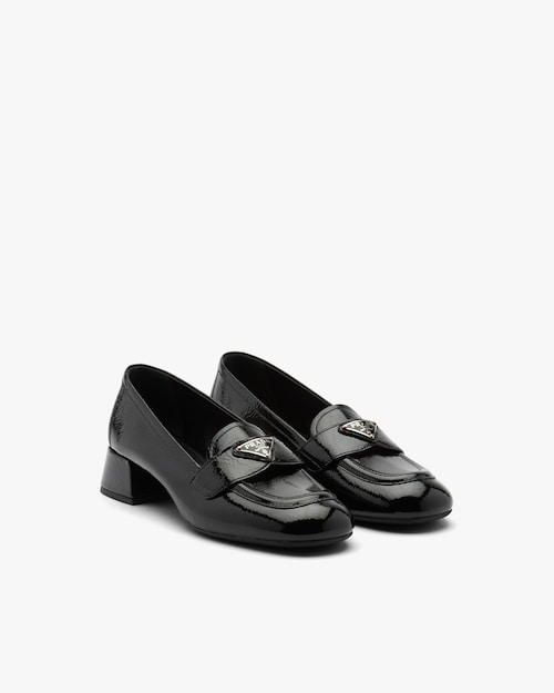 prada patent leather loafers