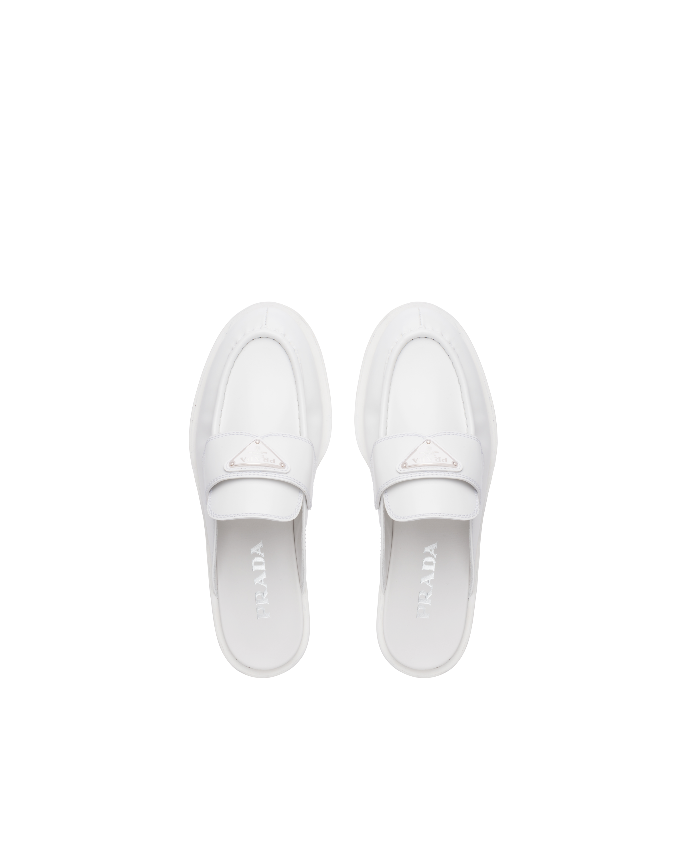White 2025 prada mules