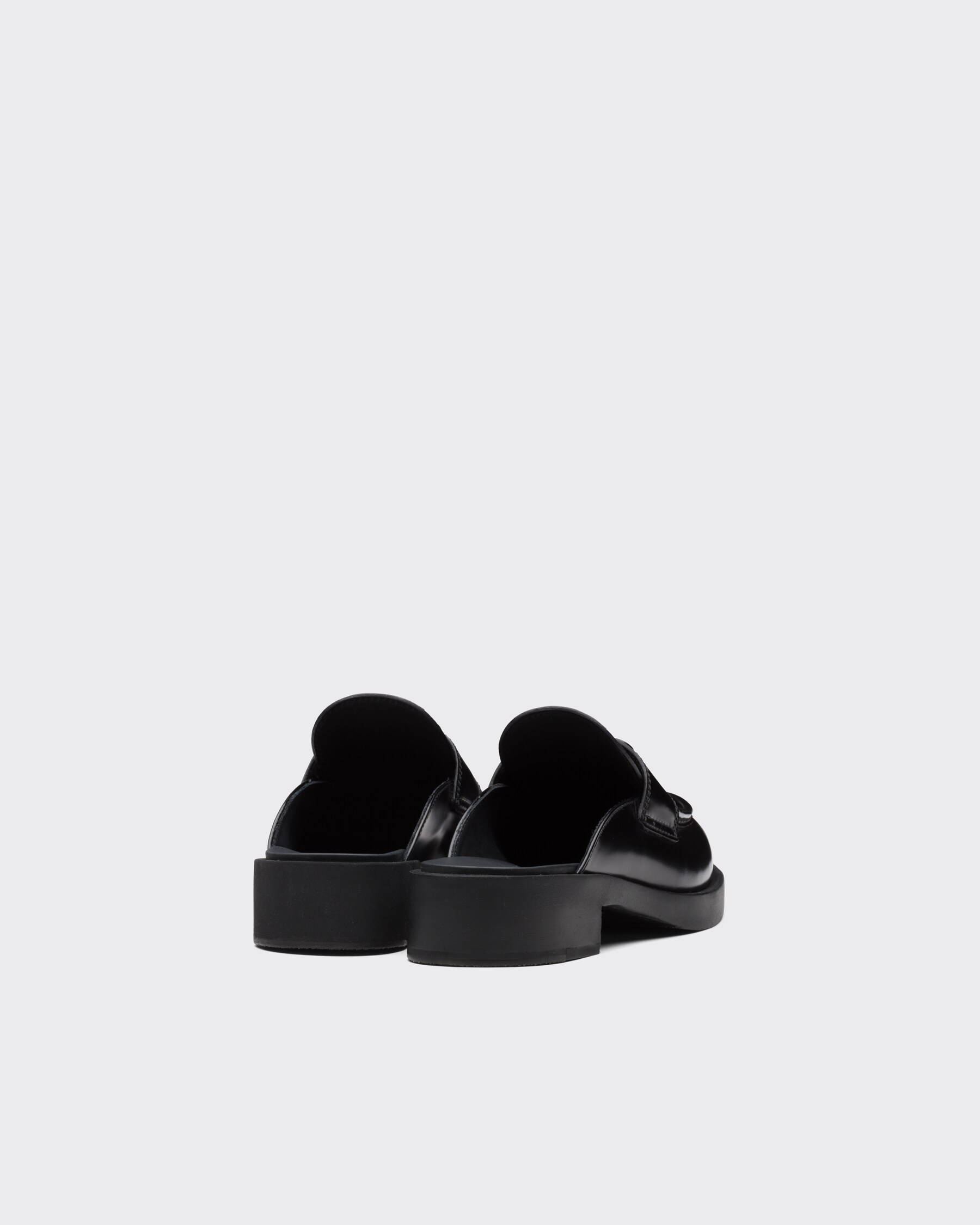 Prada Beige Calf Leather Bos Taurus Mules main image 0