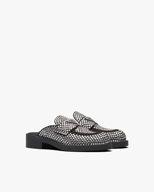 prada mules black