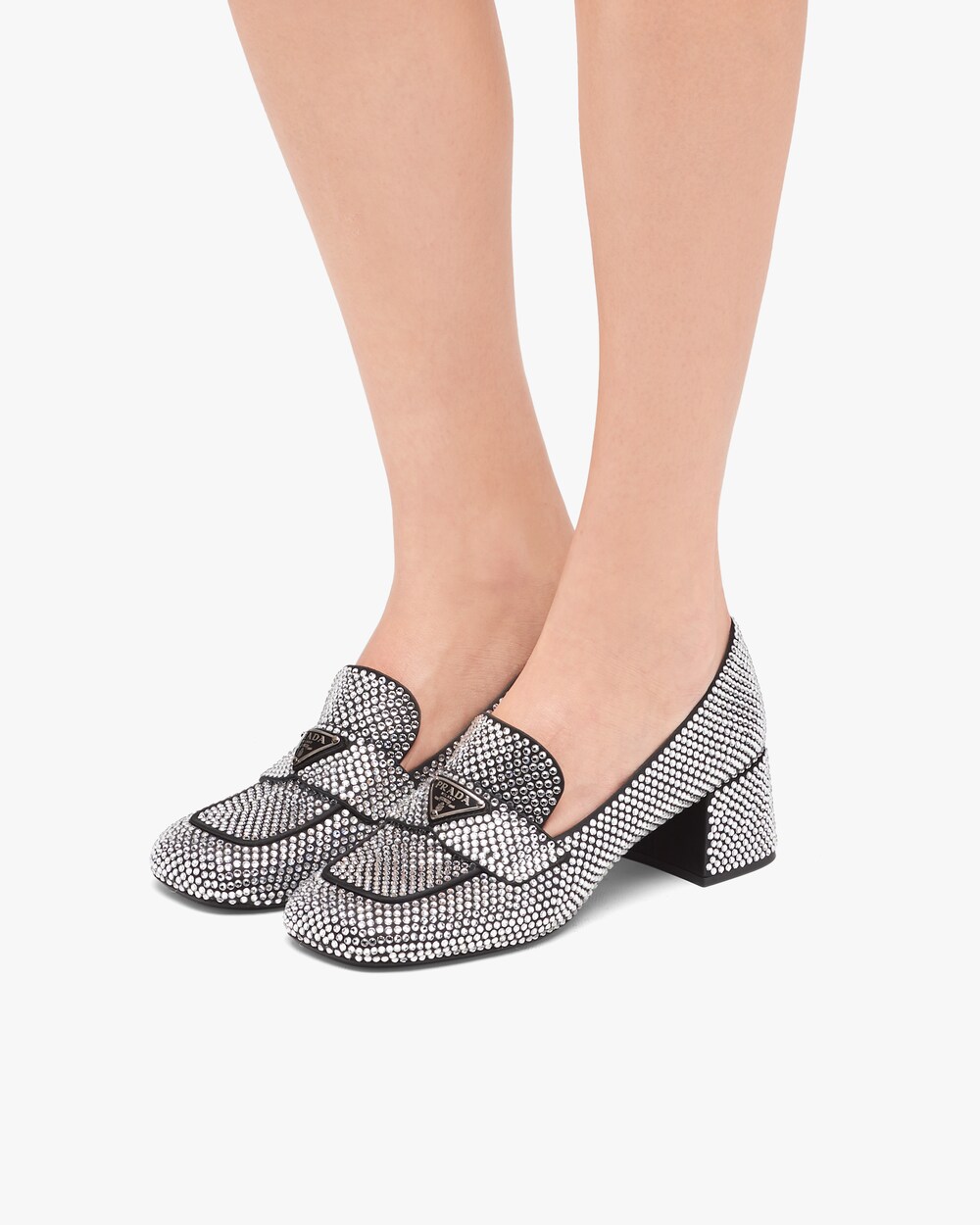 prada crystal shoes