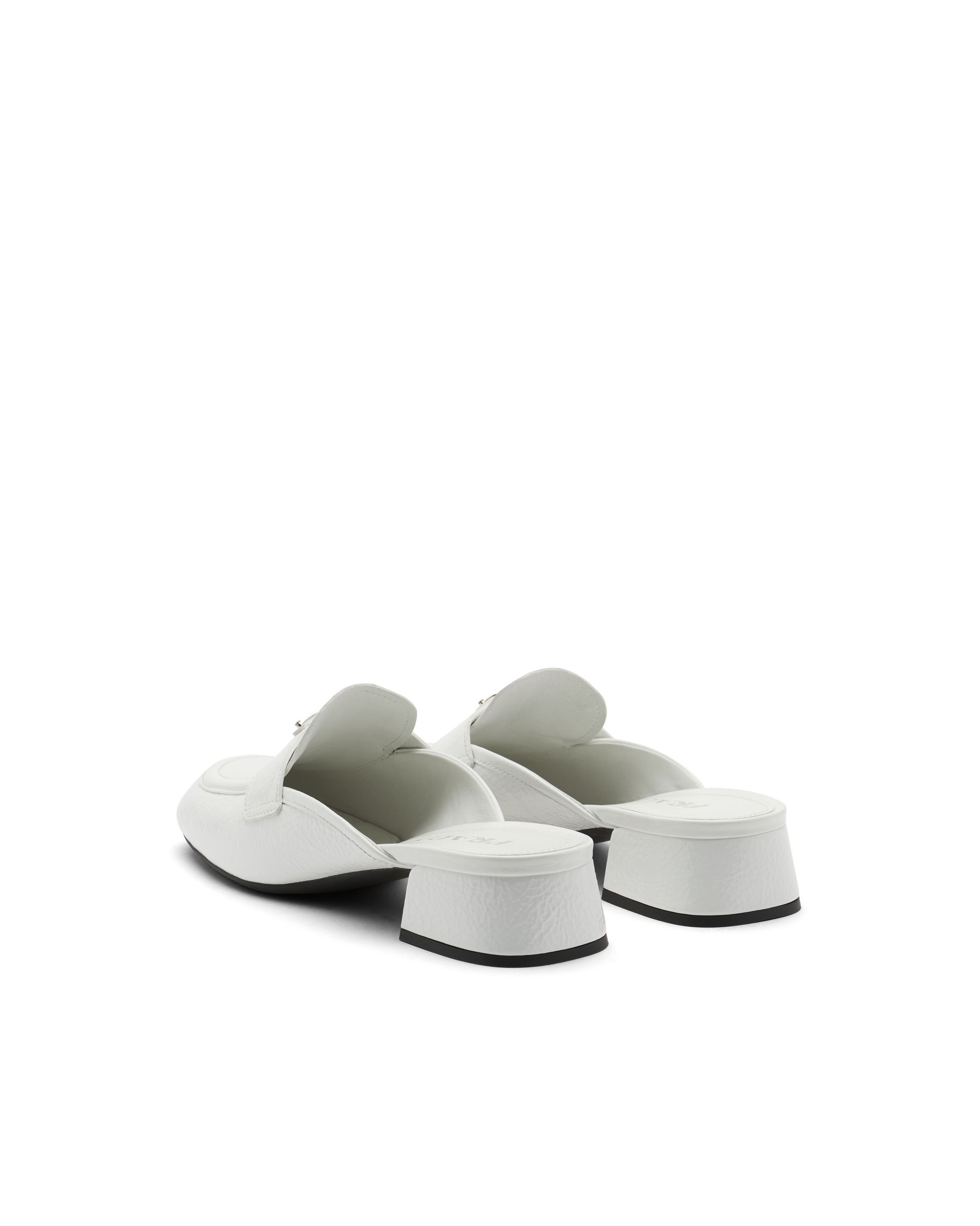 white prada mules
