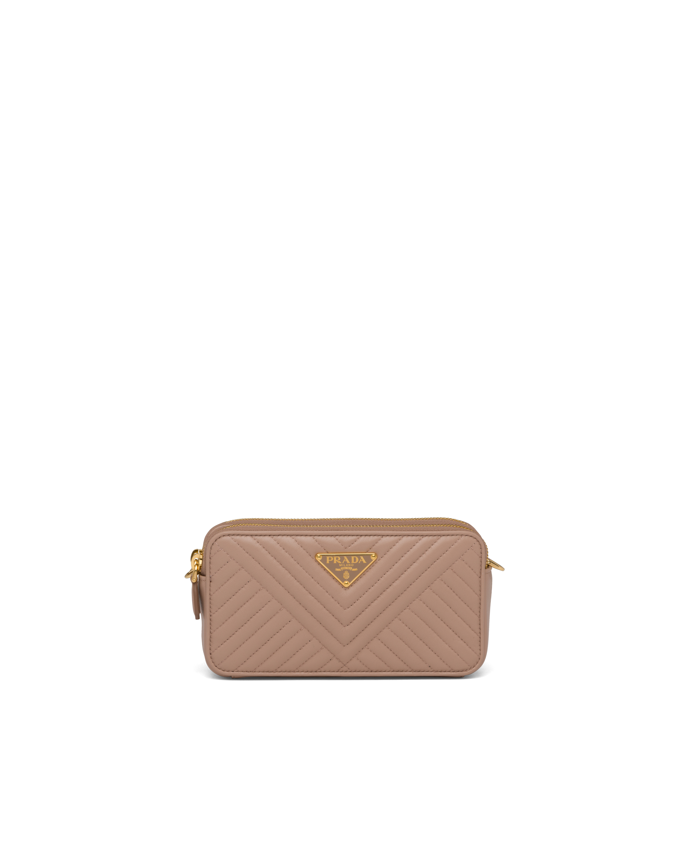 prada nappa leather mini shoulder bag