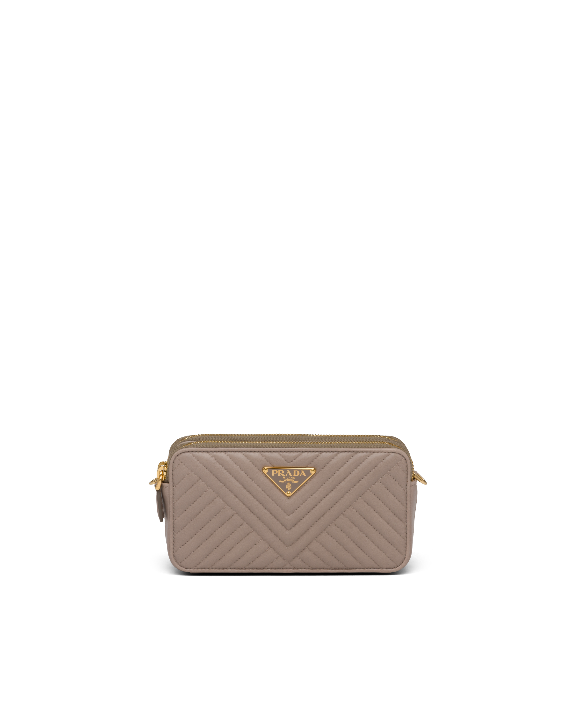 prada nappa leather mini shoulder bag