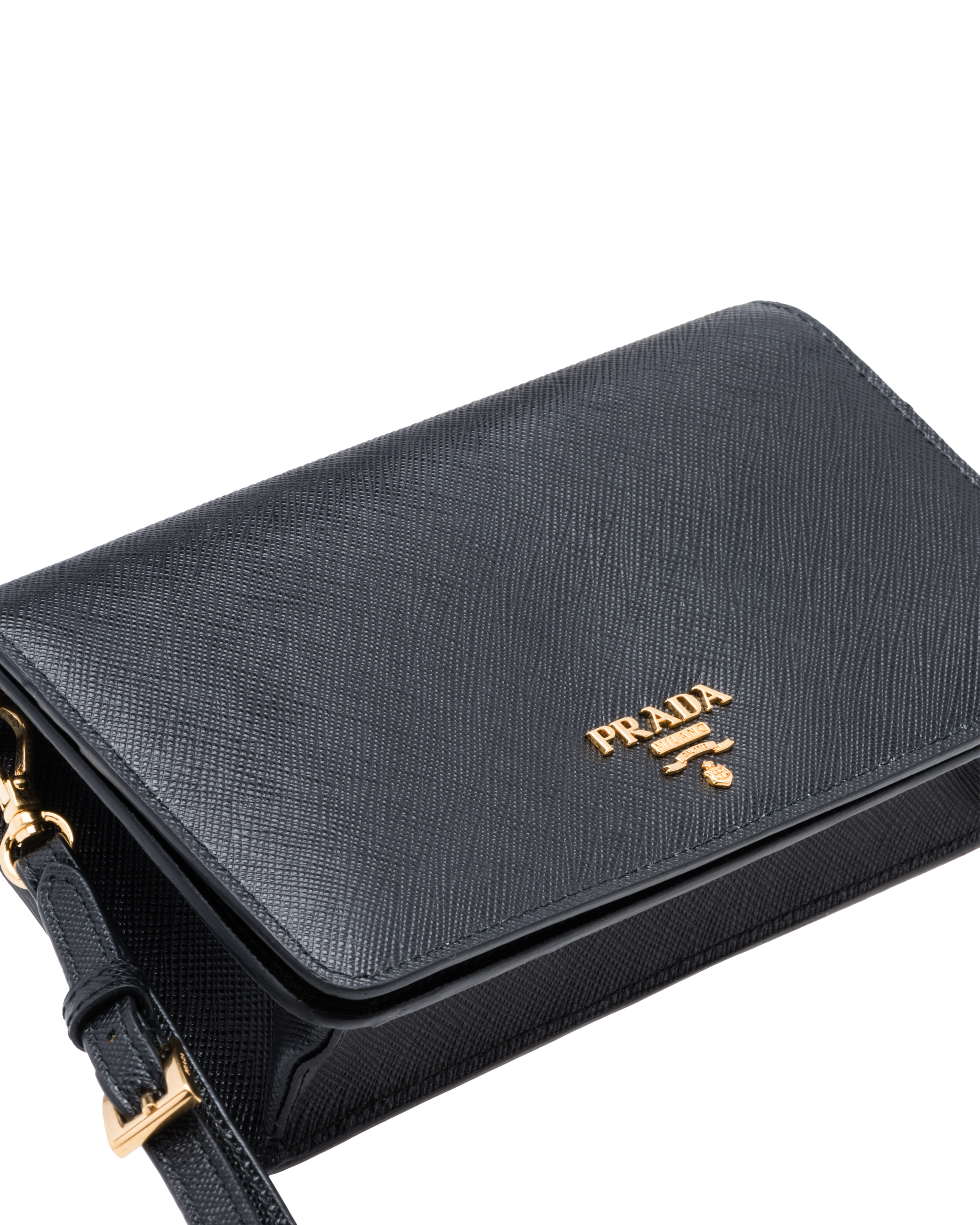 Prada Bolsa pequena em couro Saffiano 6