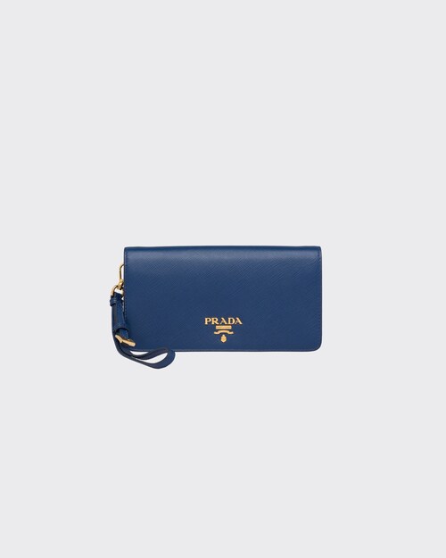 prada saffiano flap bolsa
