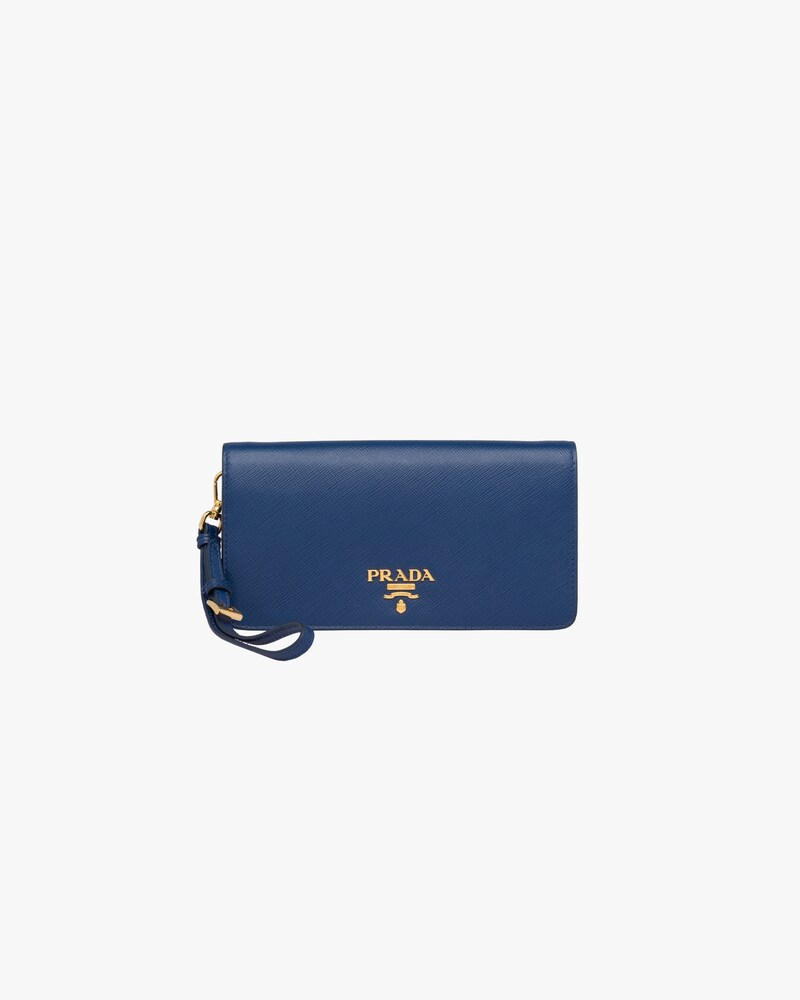 prada saffiano blue