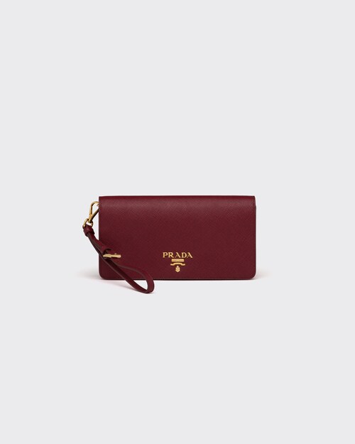 Prada Bolsa pequena em couro Saffiano 1