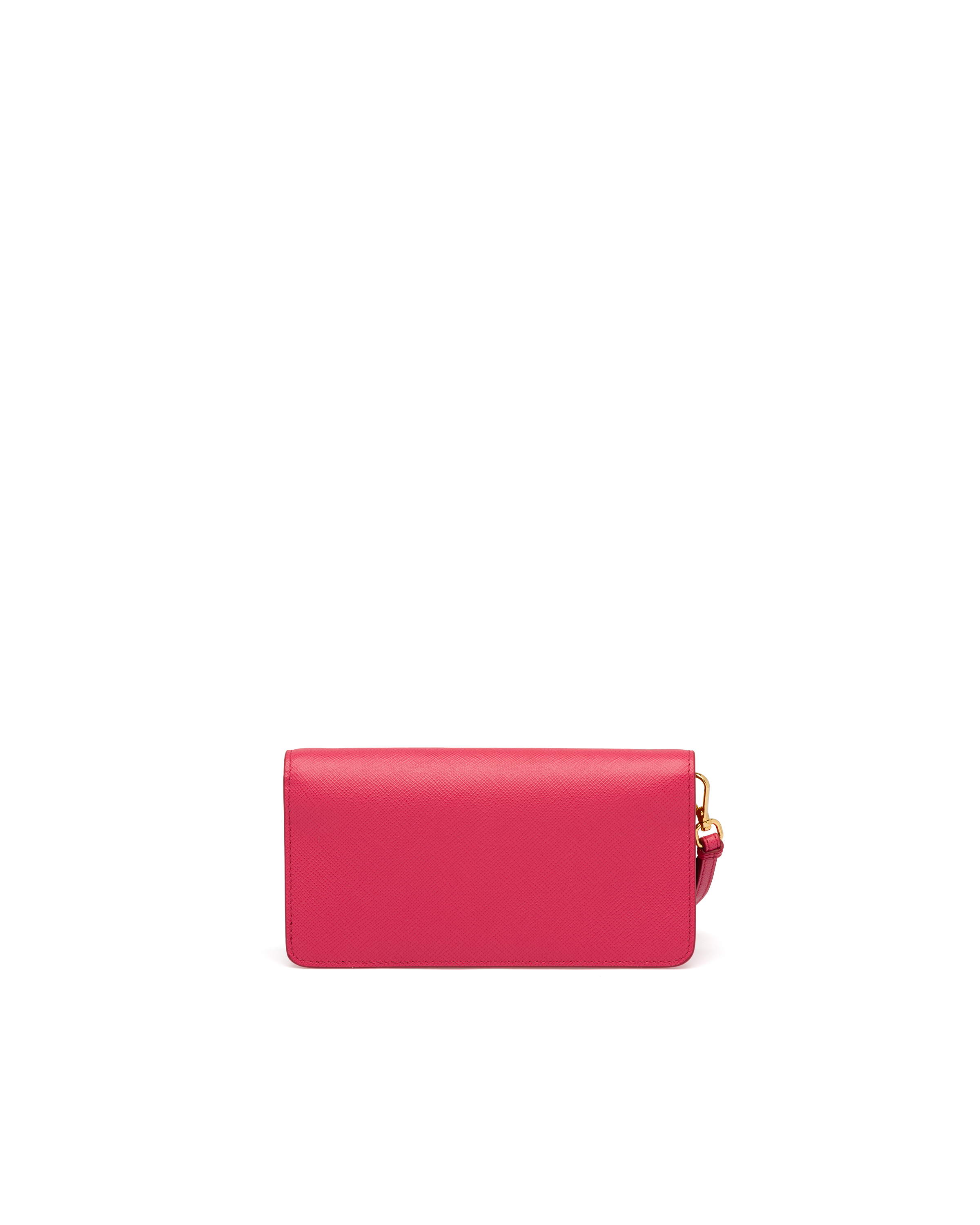 Peony Pink Saffiano leather minibag Prada