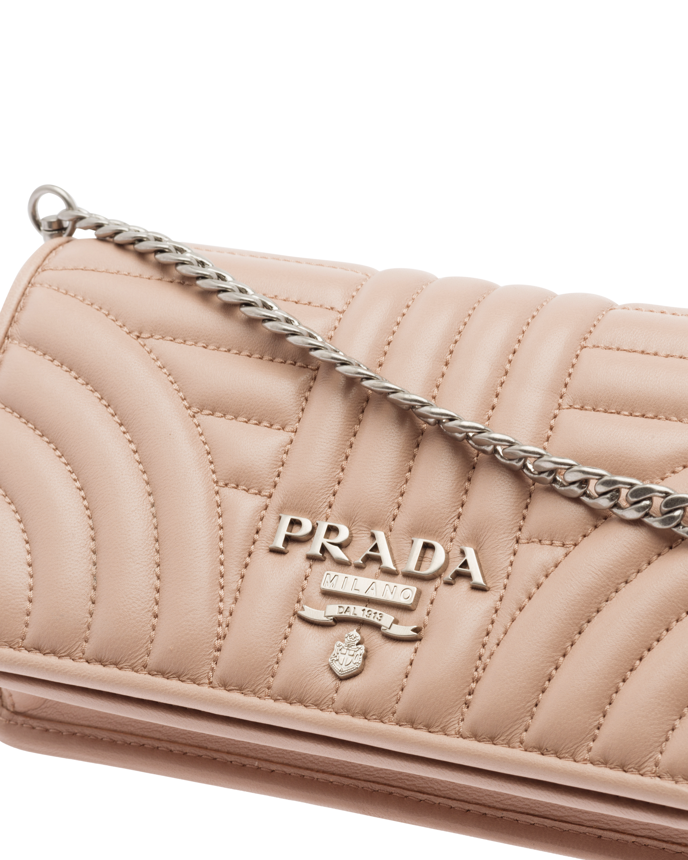 Prada diagramme nappa leather bag cromo Clearance