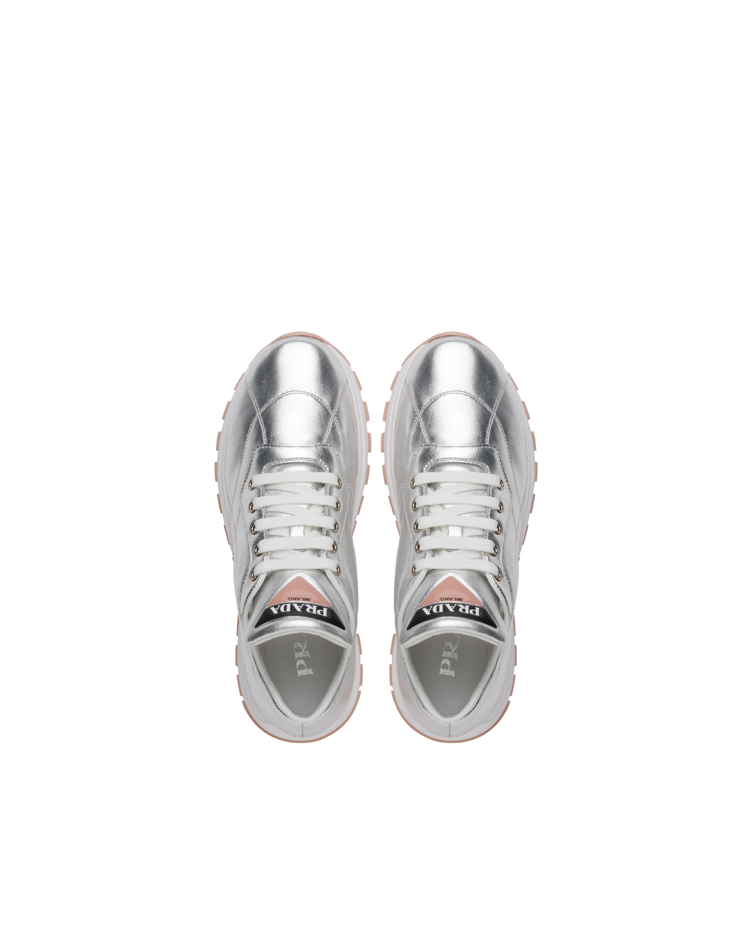 prada prax 01 leather sneakers