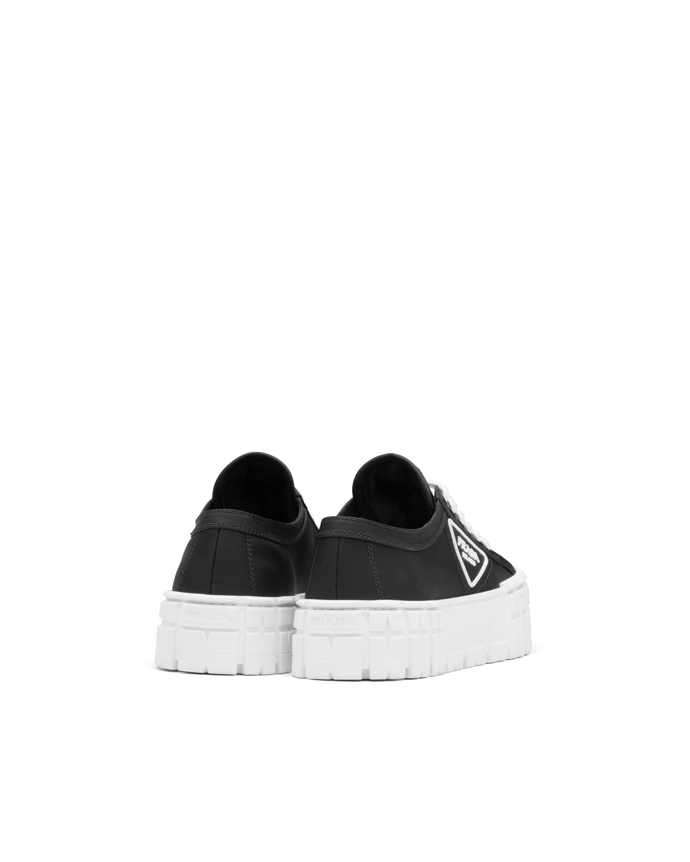 prada gabardine sneakers black