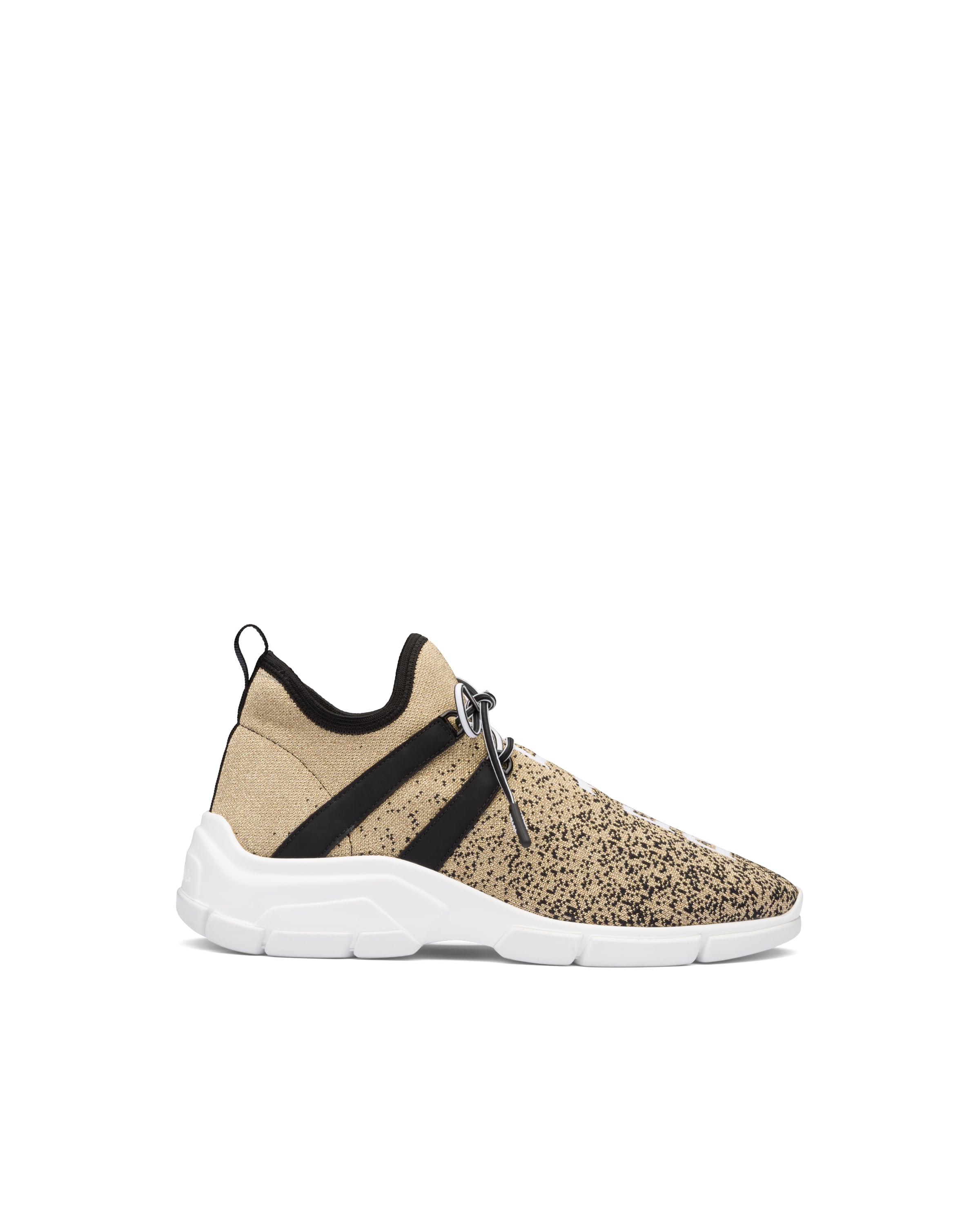 prada stretch knit sneakers