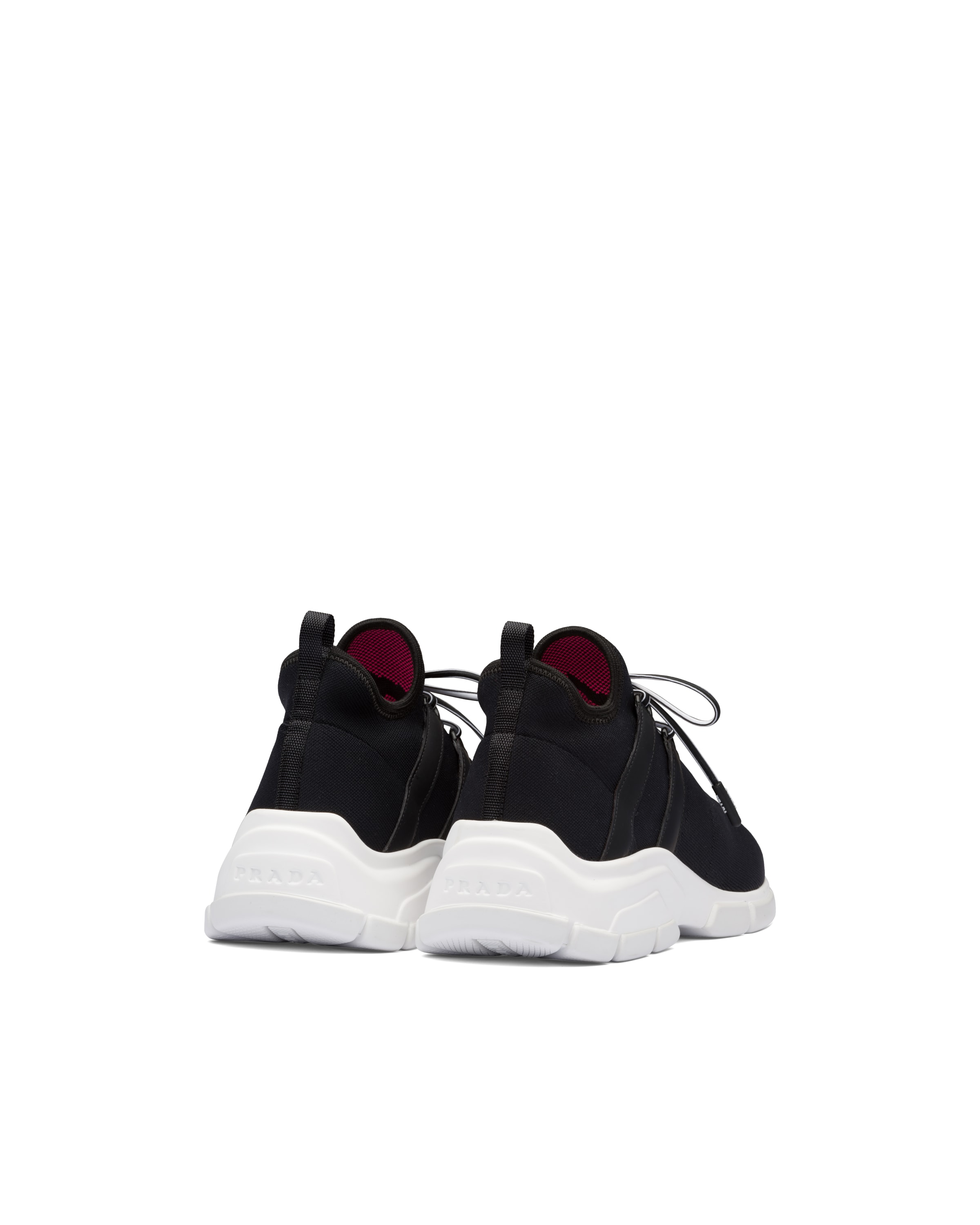 prada stretch knit sneakers