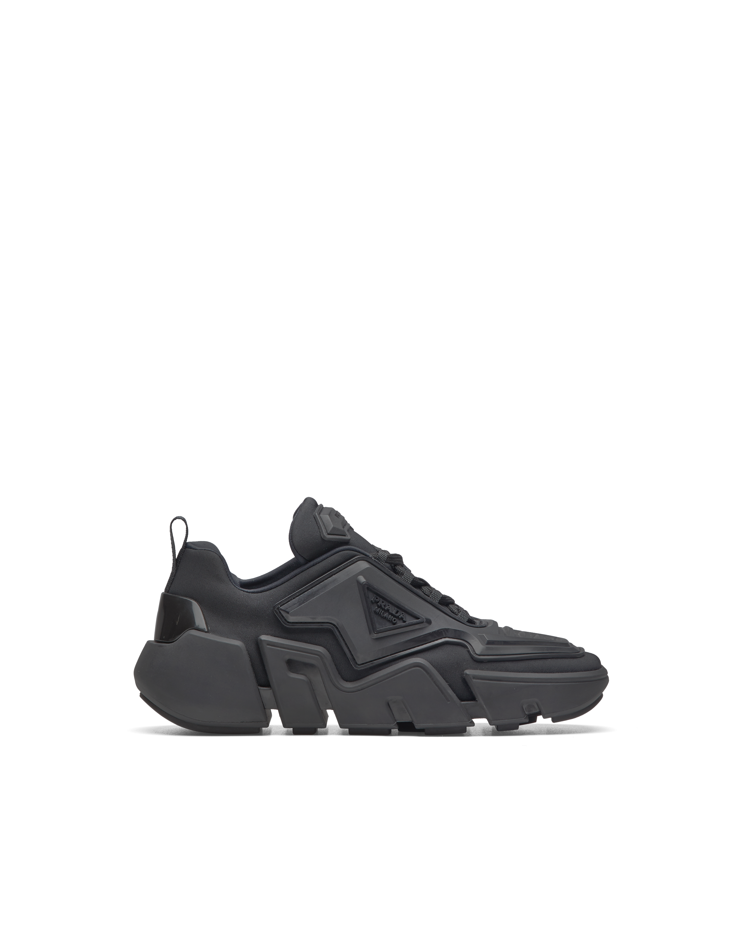 Prada twist technical fabric sneakers clearance