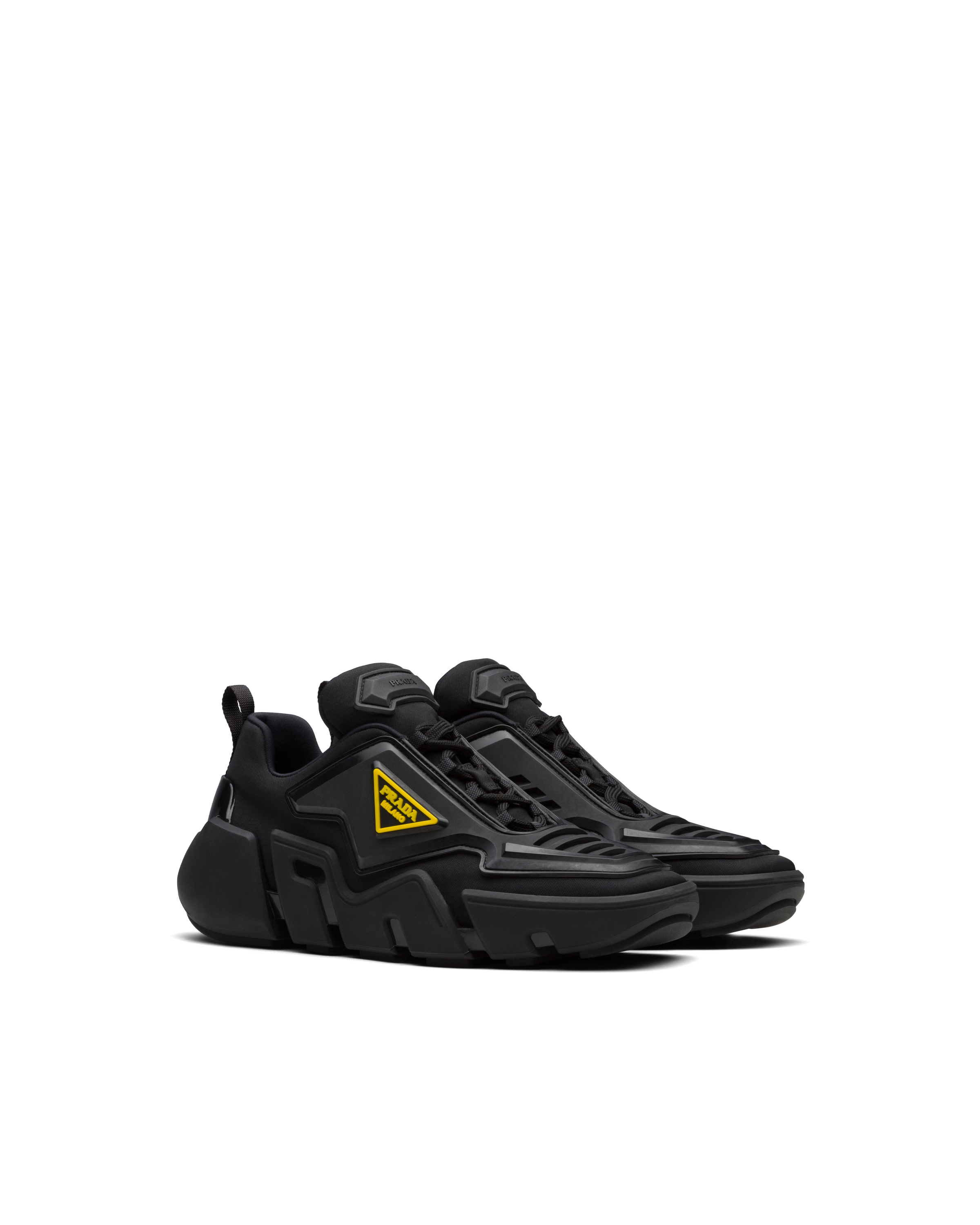 prada technical fabric sneakers