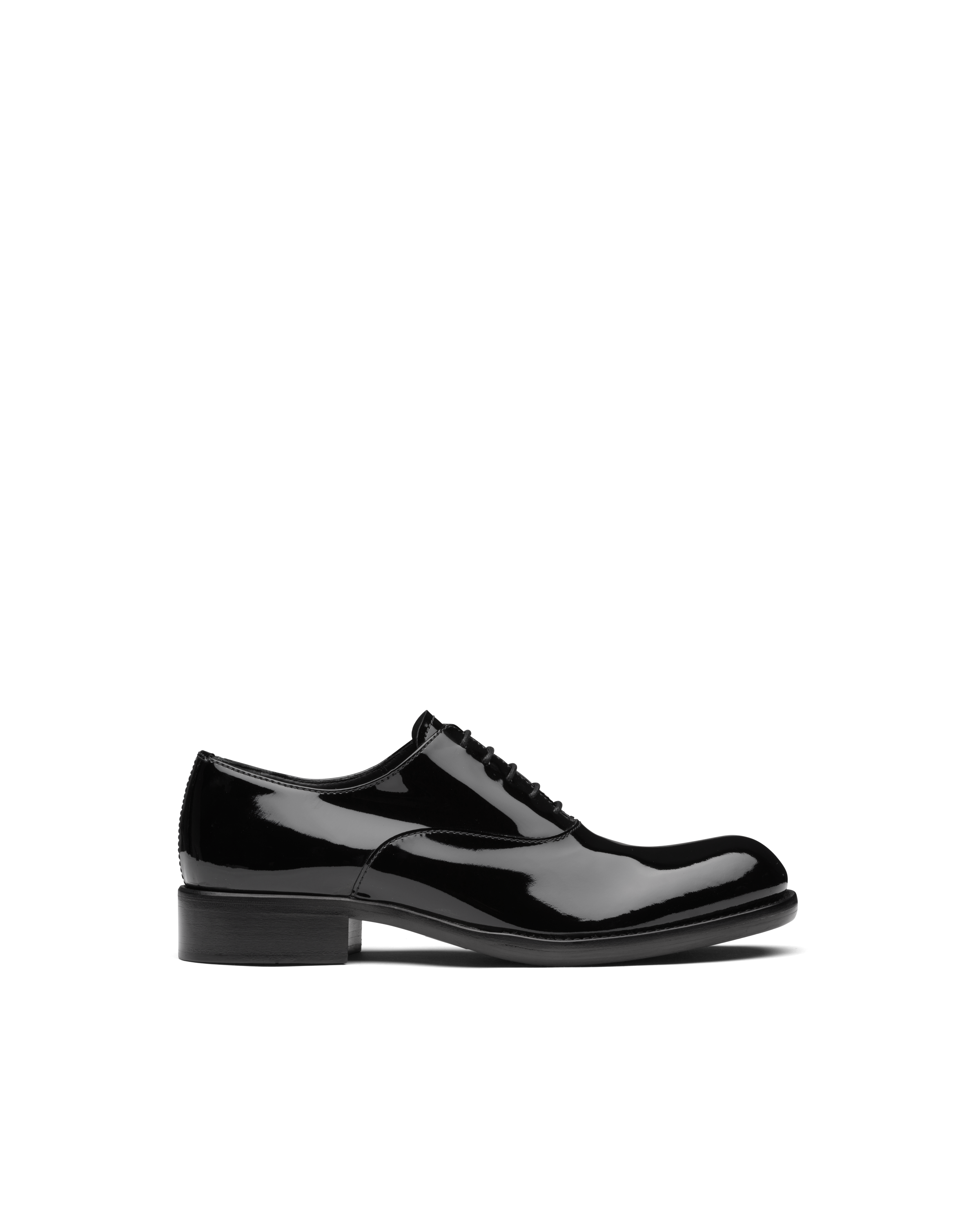 prada leather oxford shoes