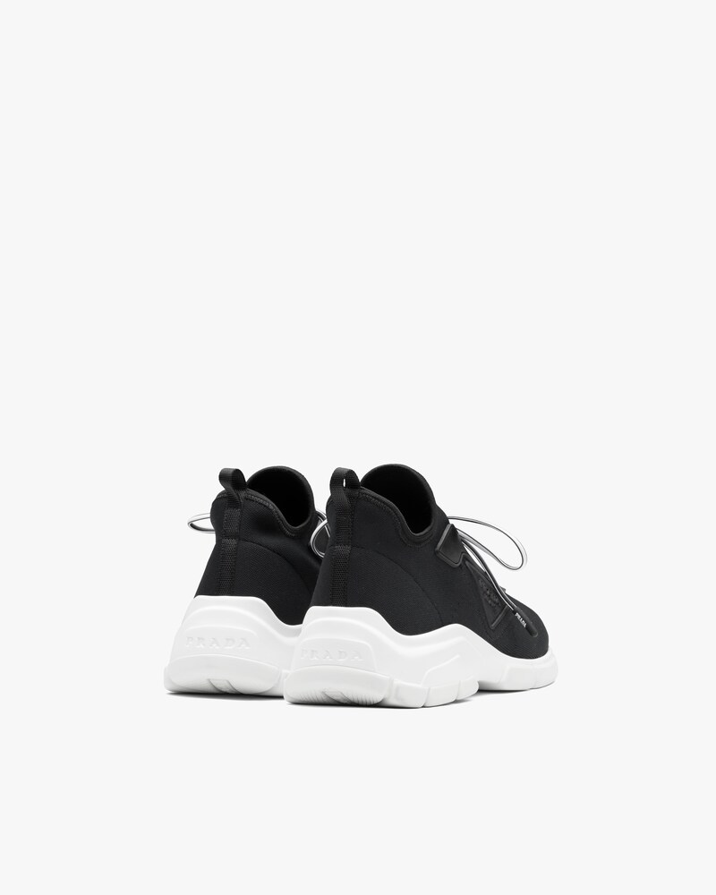prada knit slip on sneakers