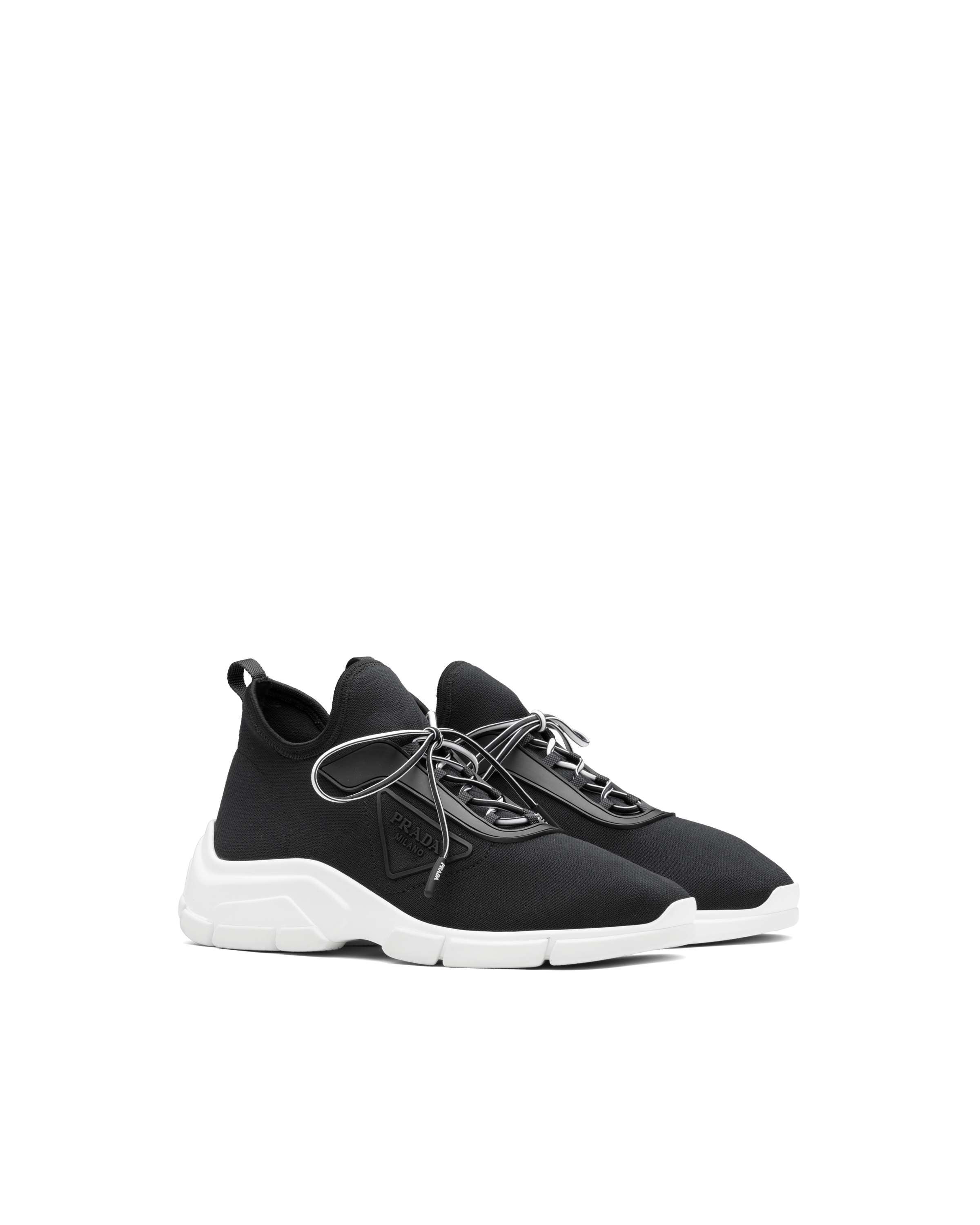 prada knit loafers