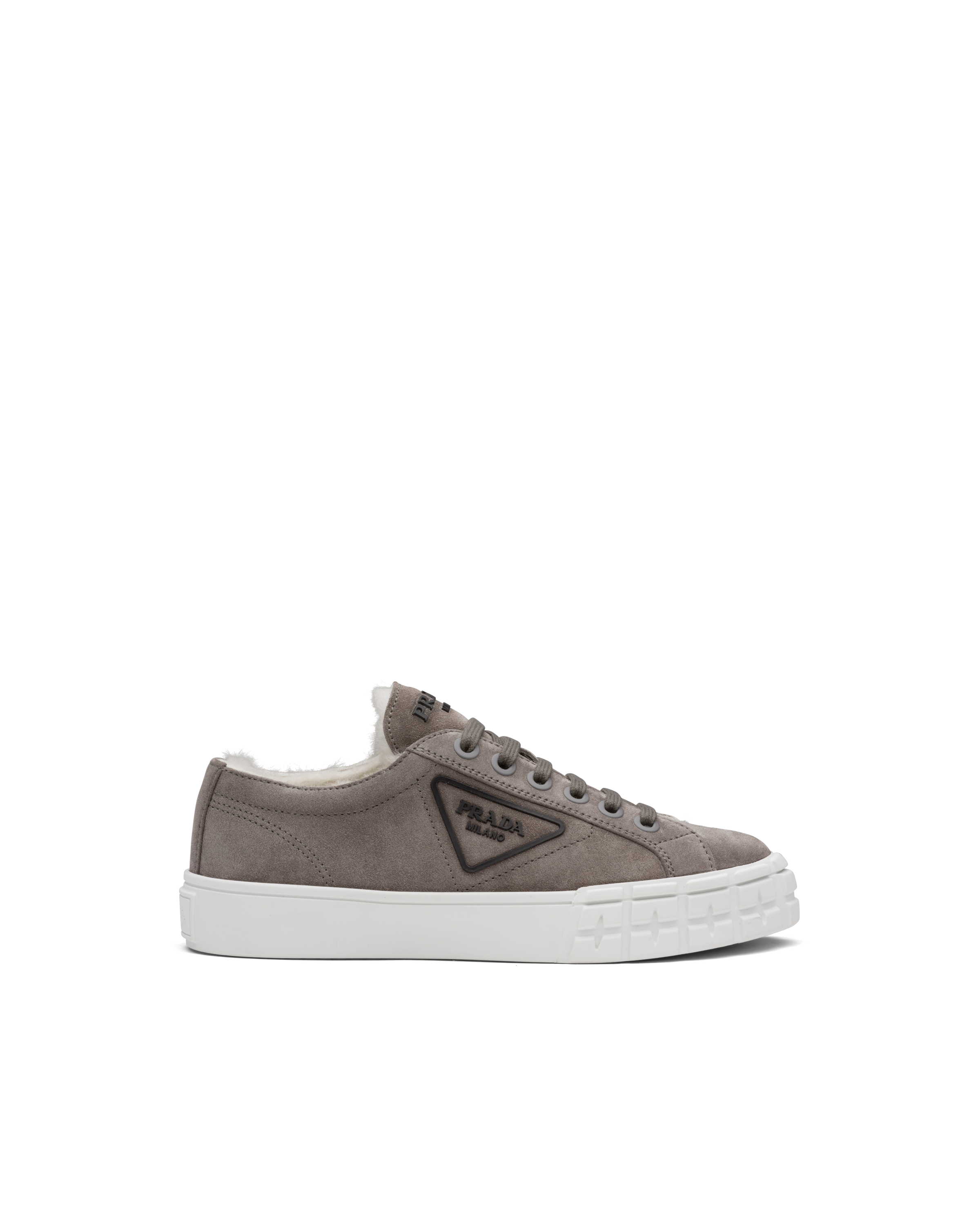 prada suede sneakers