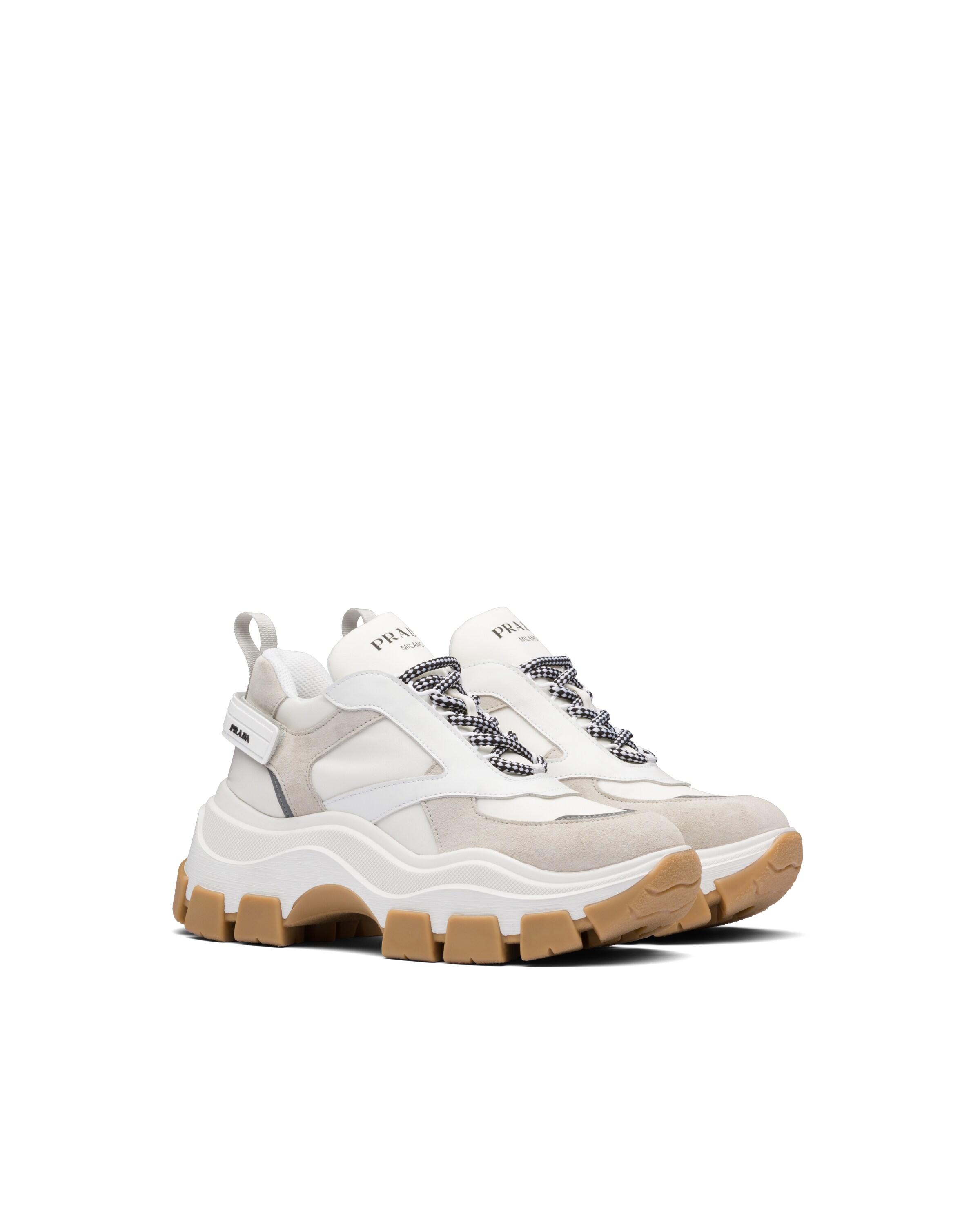 Prada block sneaker clearance