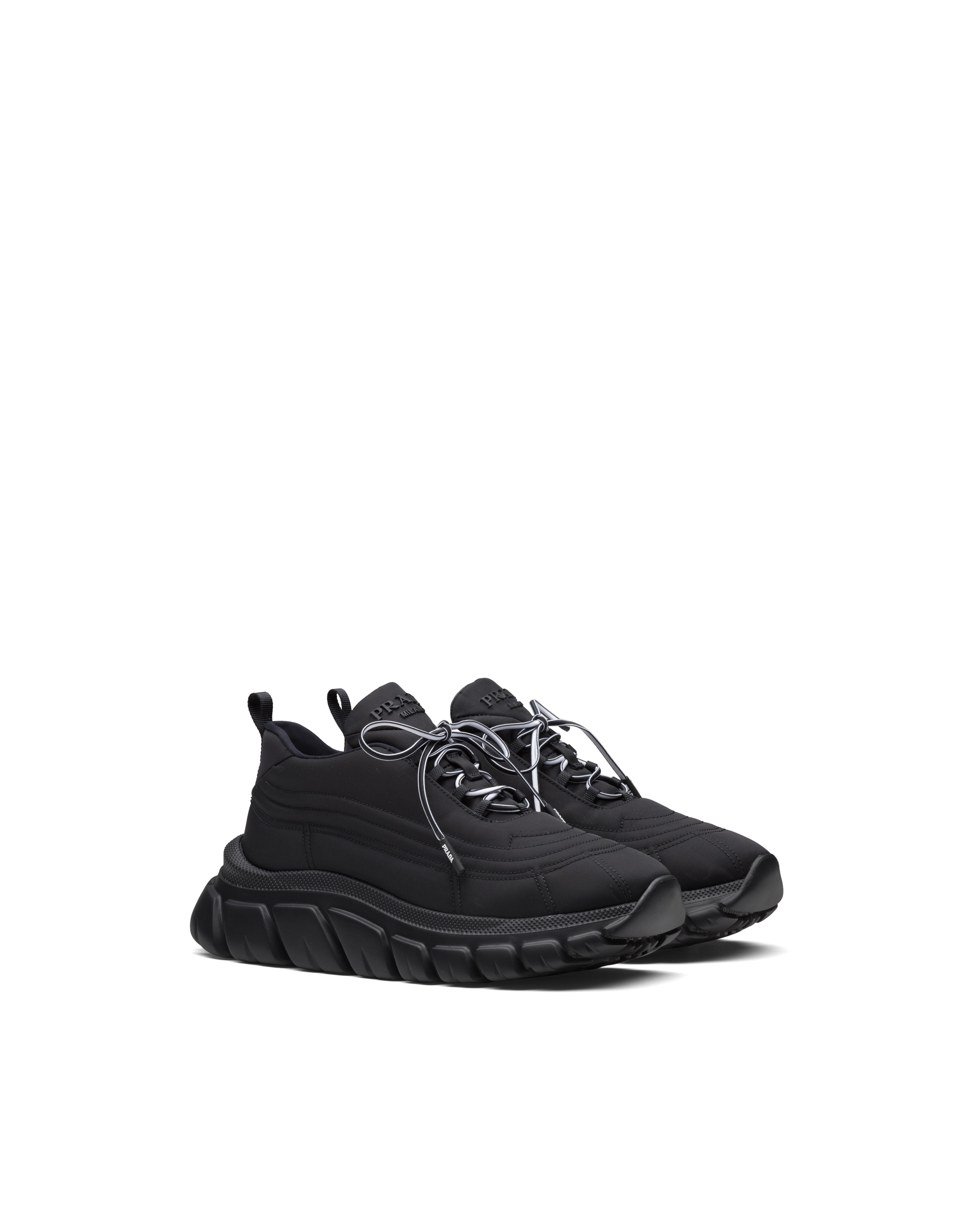 prada gabardine canvas sneaker
